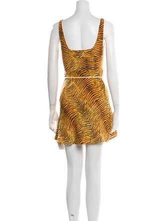 RIXO Silk Mini Dress