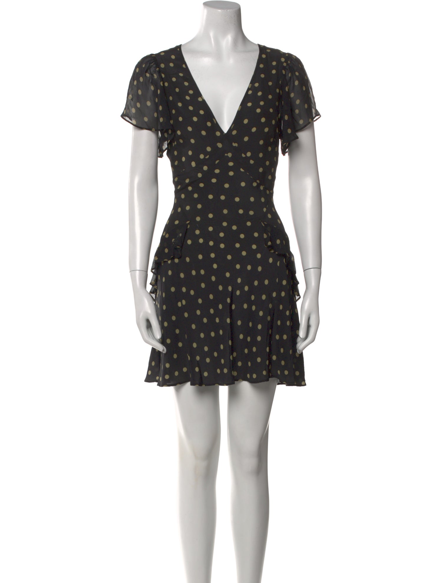 RIXO Silk Mini Dress