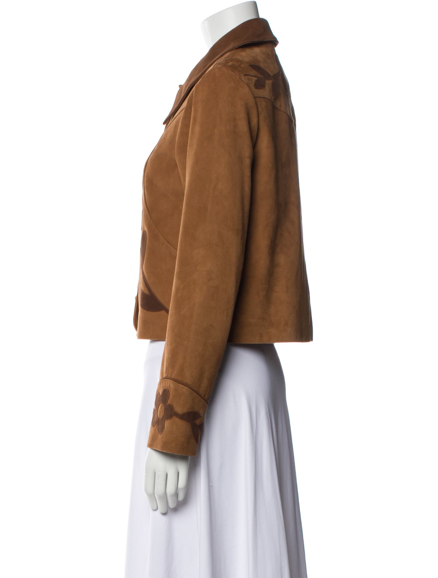 RIXO Suede Evening Jacket