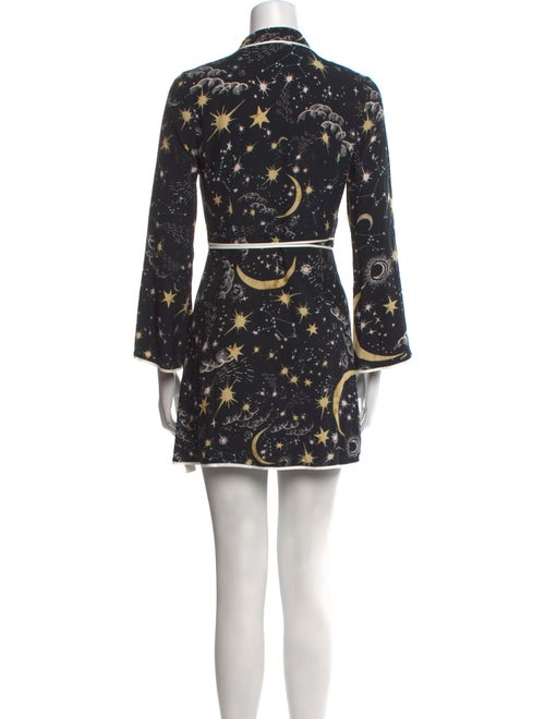 RIXO Printed Mini Dress