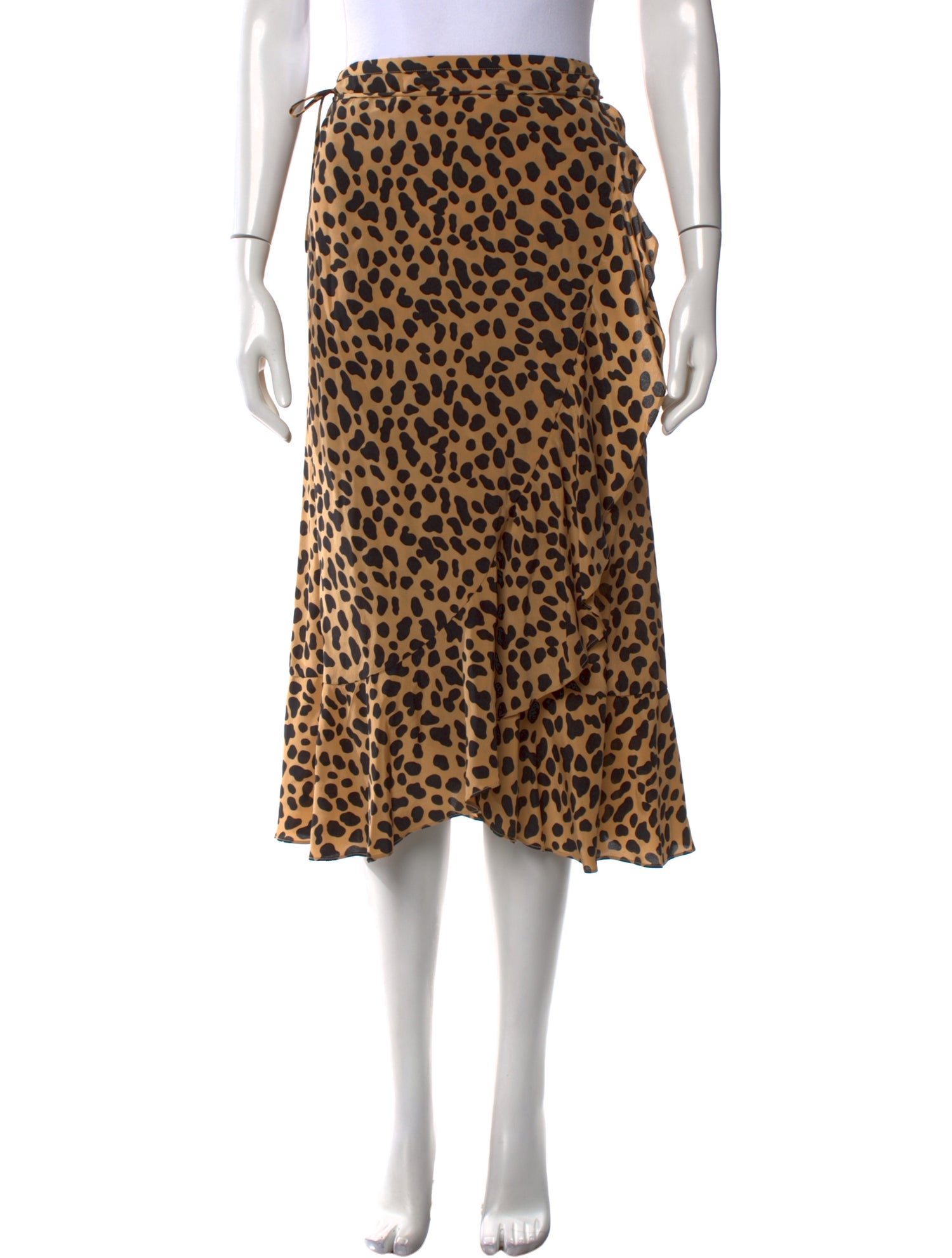 RIXO Silk Midi Length Skirt w/ Tags