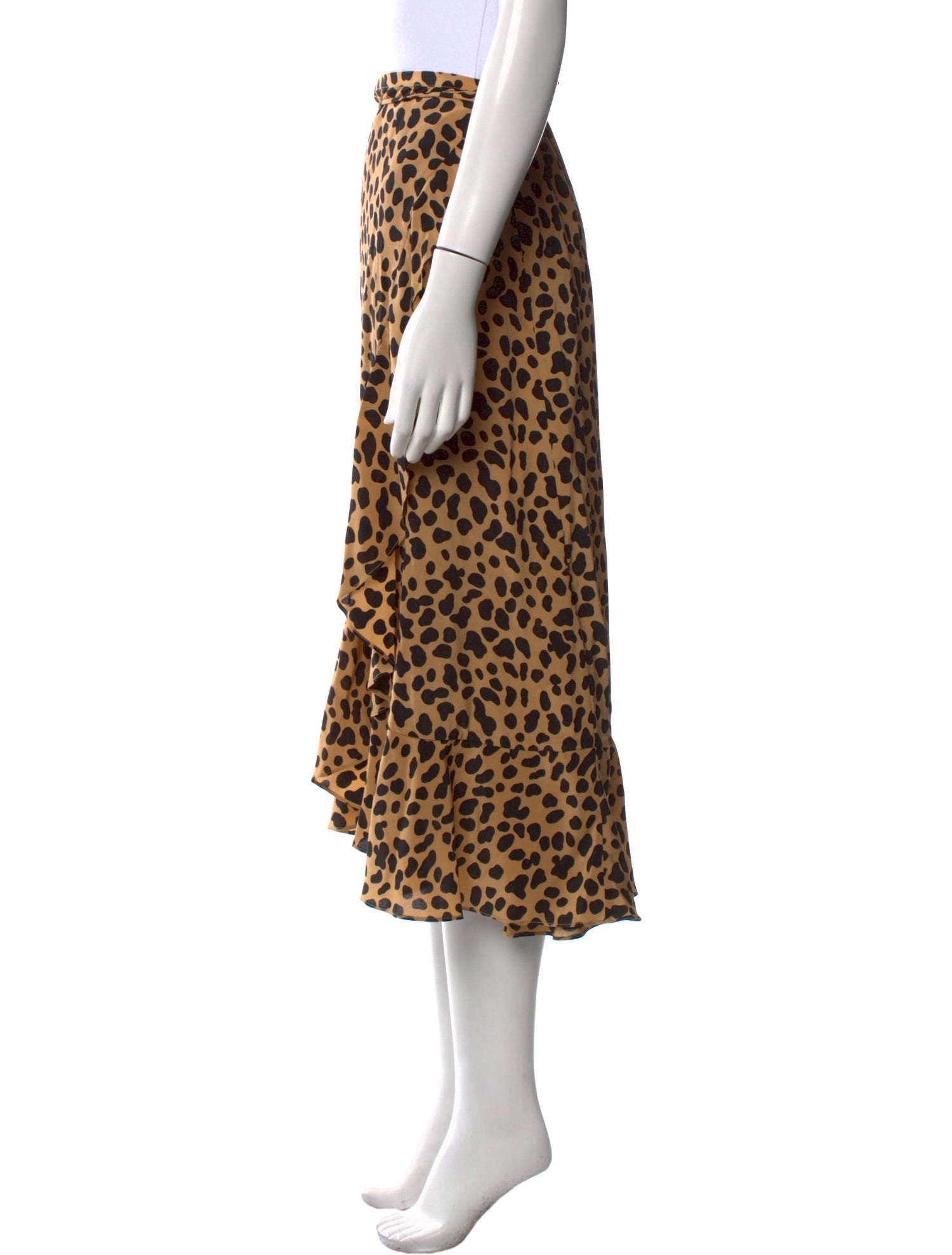 RIXO Silk Midi Length Skirt w/ Tags