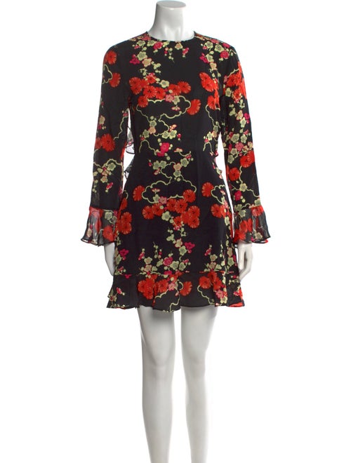 RIXO Silk Mini Dress