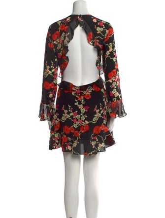 RIXO Silk Mini Dress