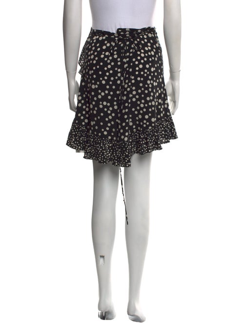 RIXO Silk Mini Skirt