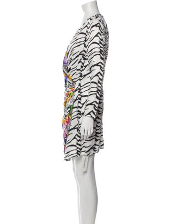 RIXO Printed Mini Dress