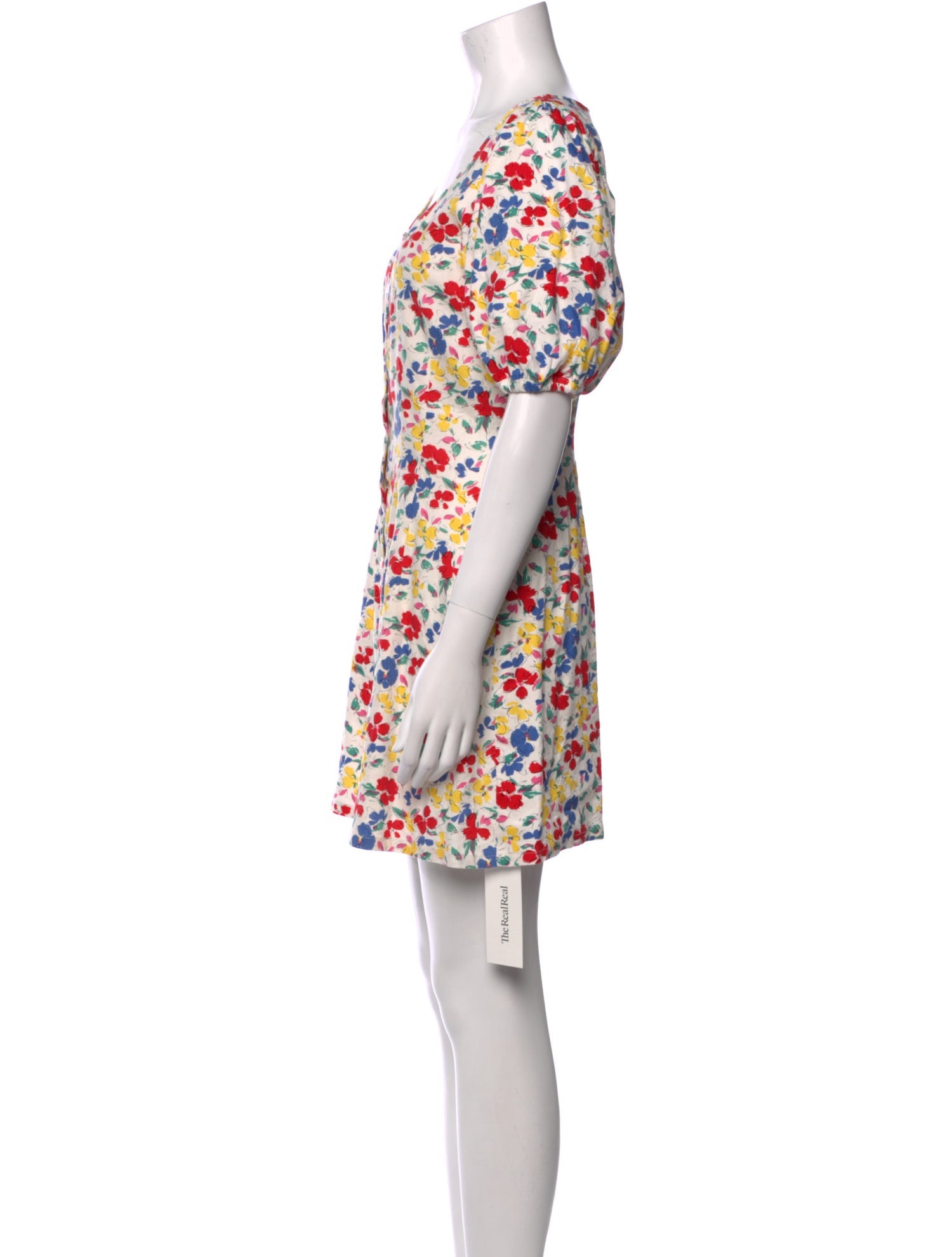 linen white mini dress Lizzy White Linen Mini Dress