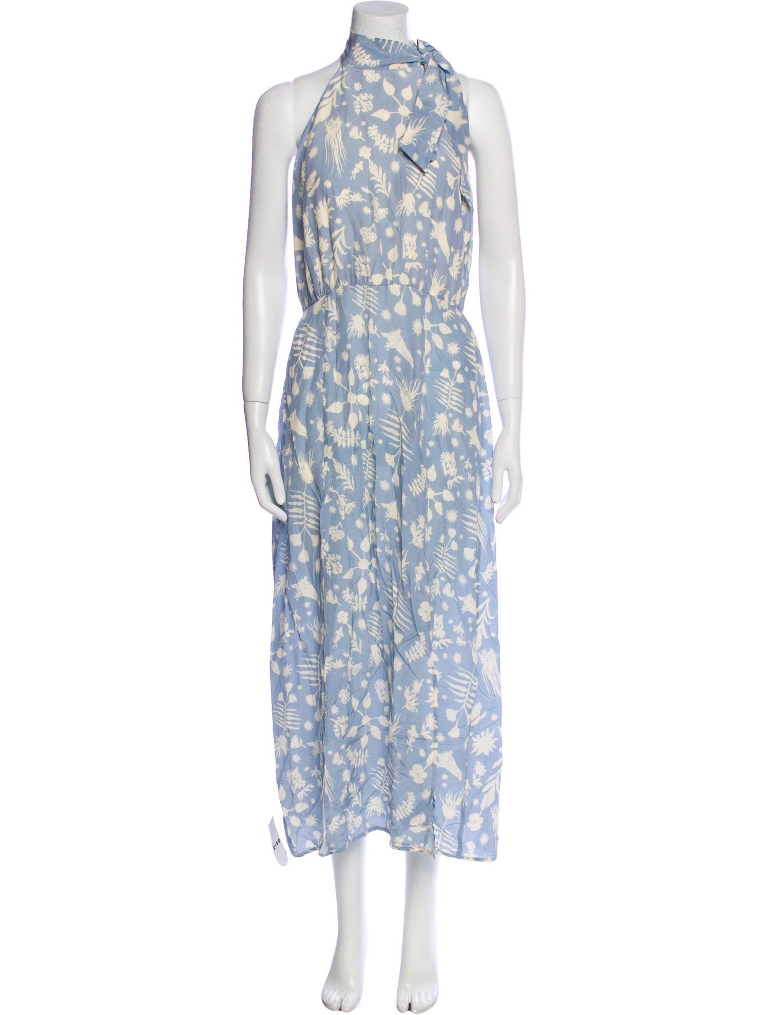 RIXO Silk Long Dress w/ Tags