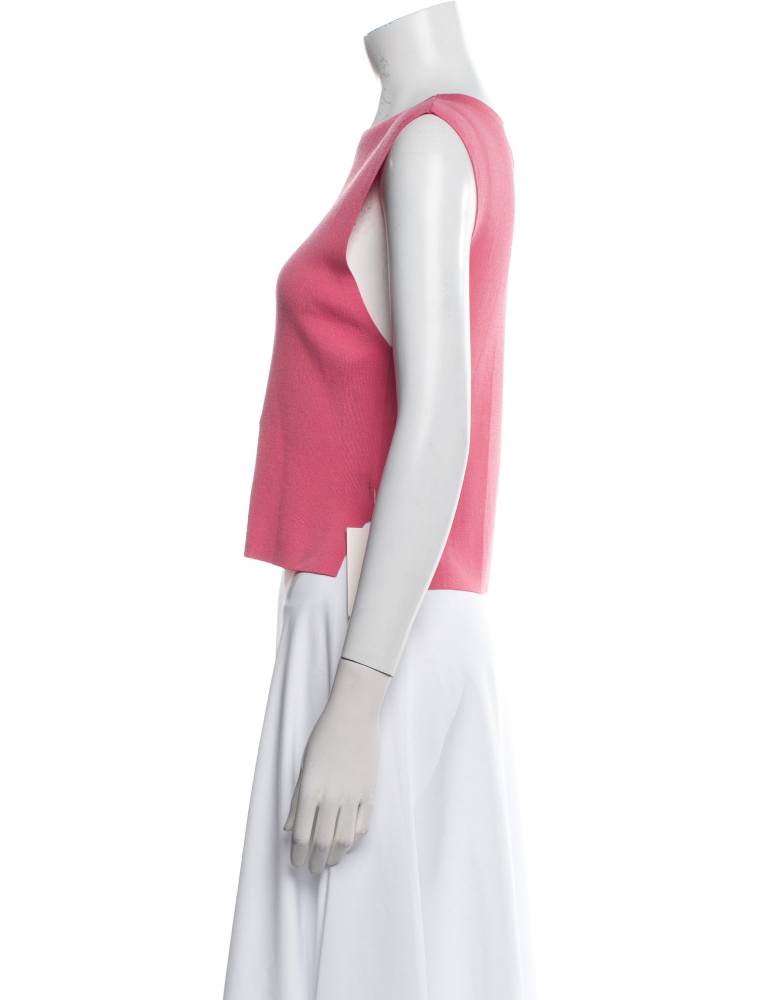 RIXO Bateau Neckline Sleeveless Crop Top w/ Tags