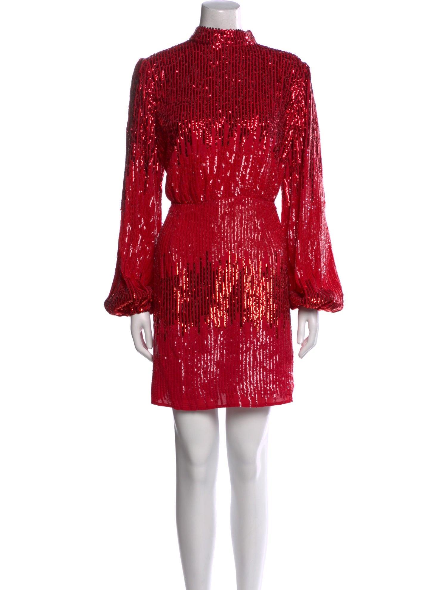 RIXO Mock Neck Mini Dress w/ Tags