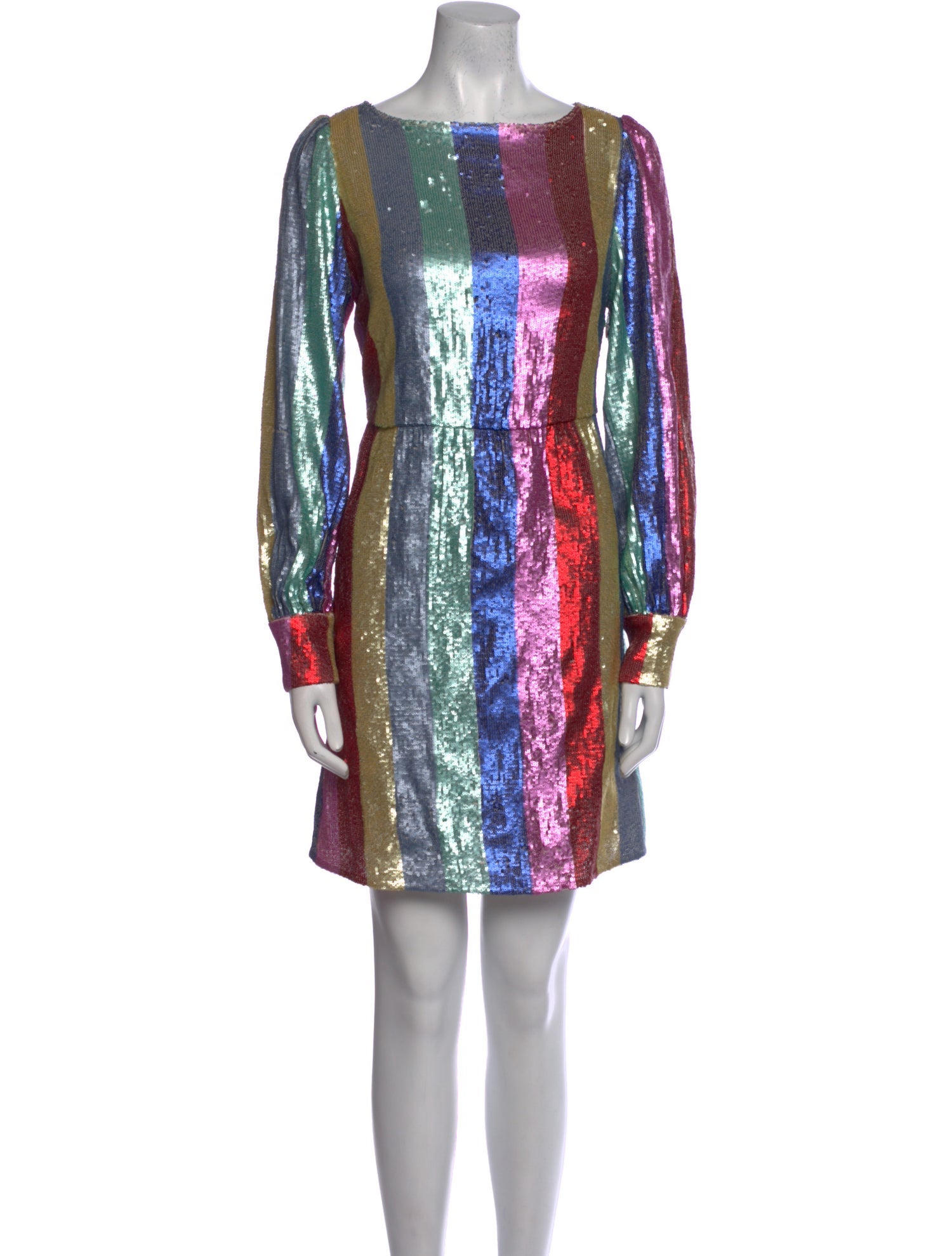 RIXO Printed Mini Dress