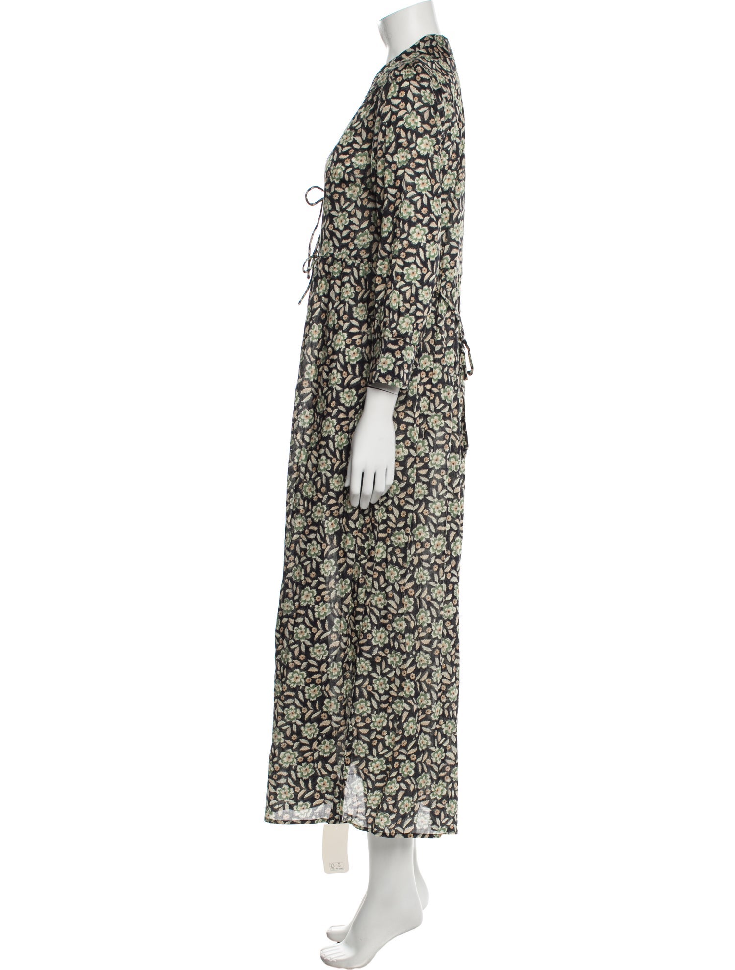 RIXO Floral Print Long Dress w/ Tags