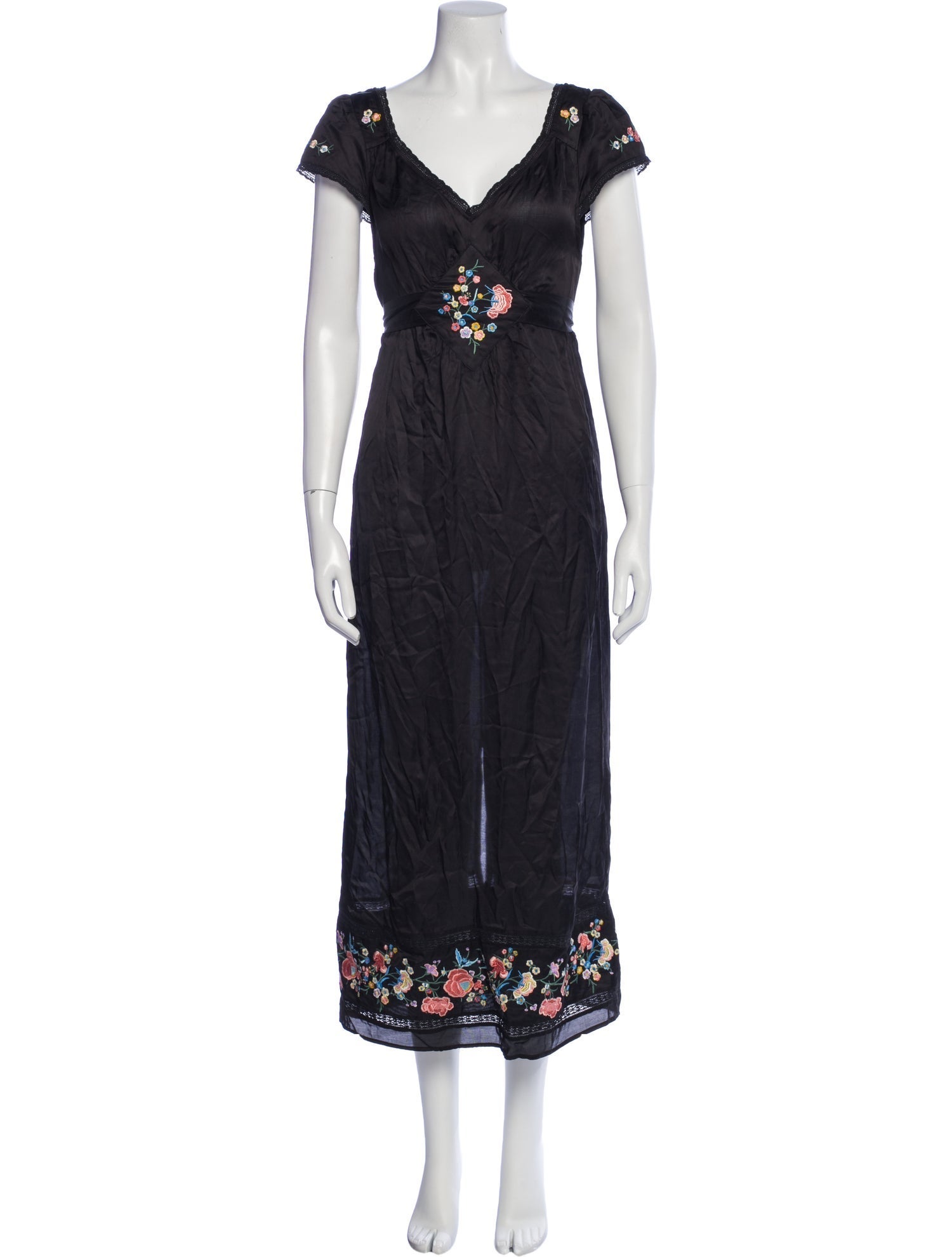 RIXO Alpaca Long Dress