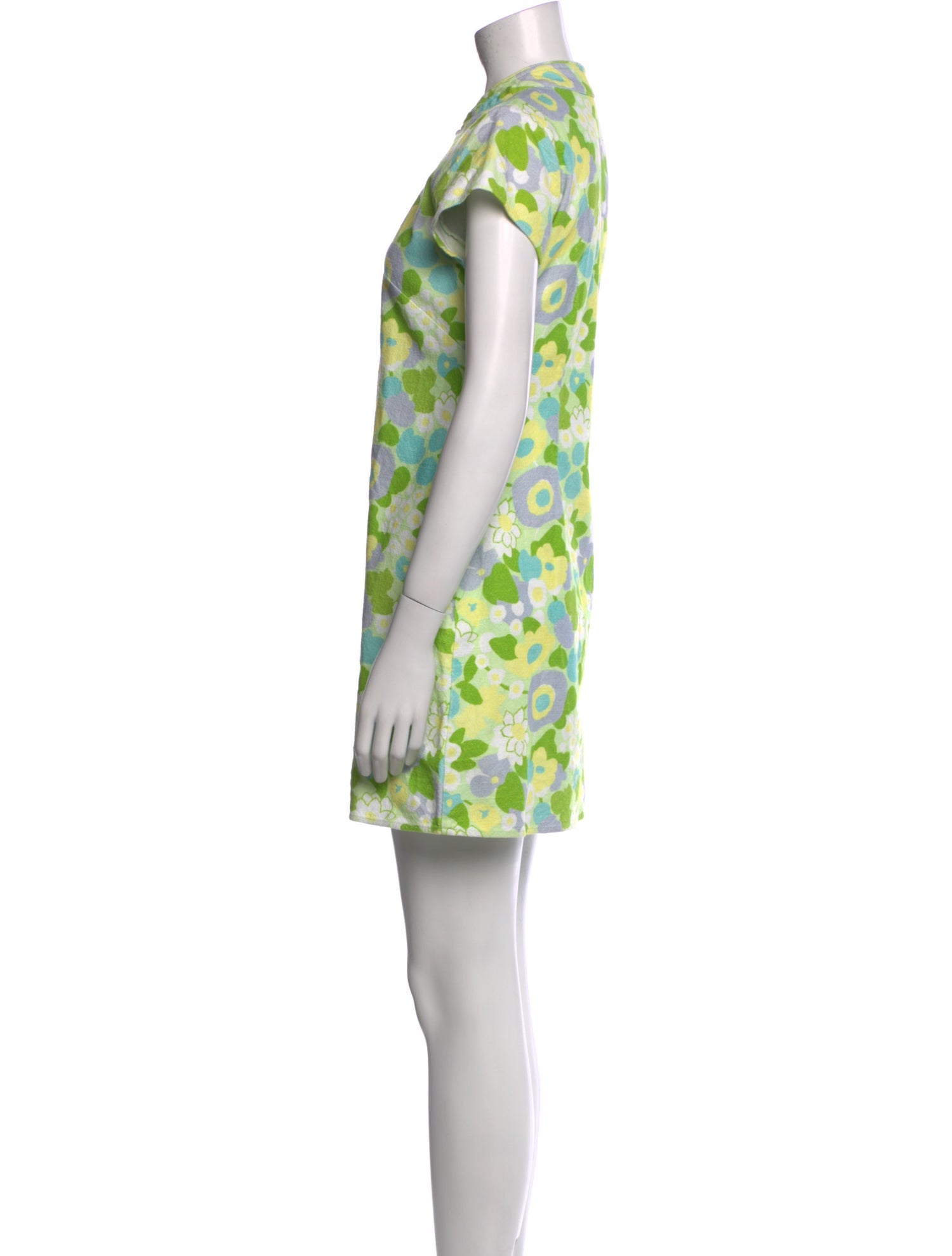 RIXO Printed Mini Dress