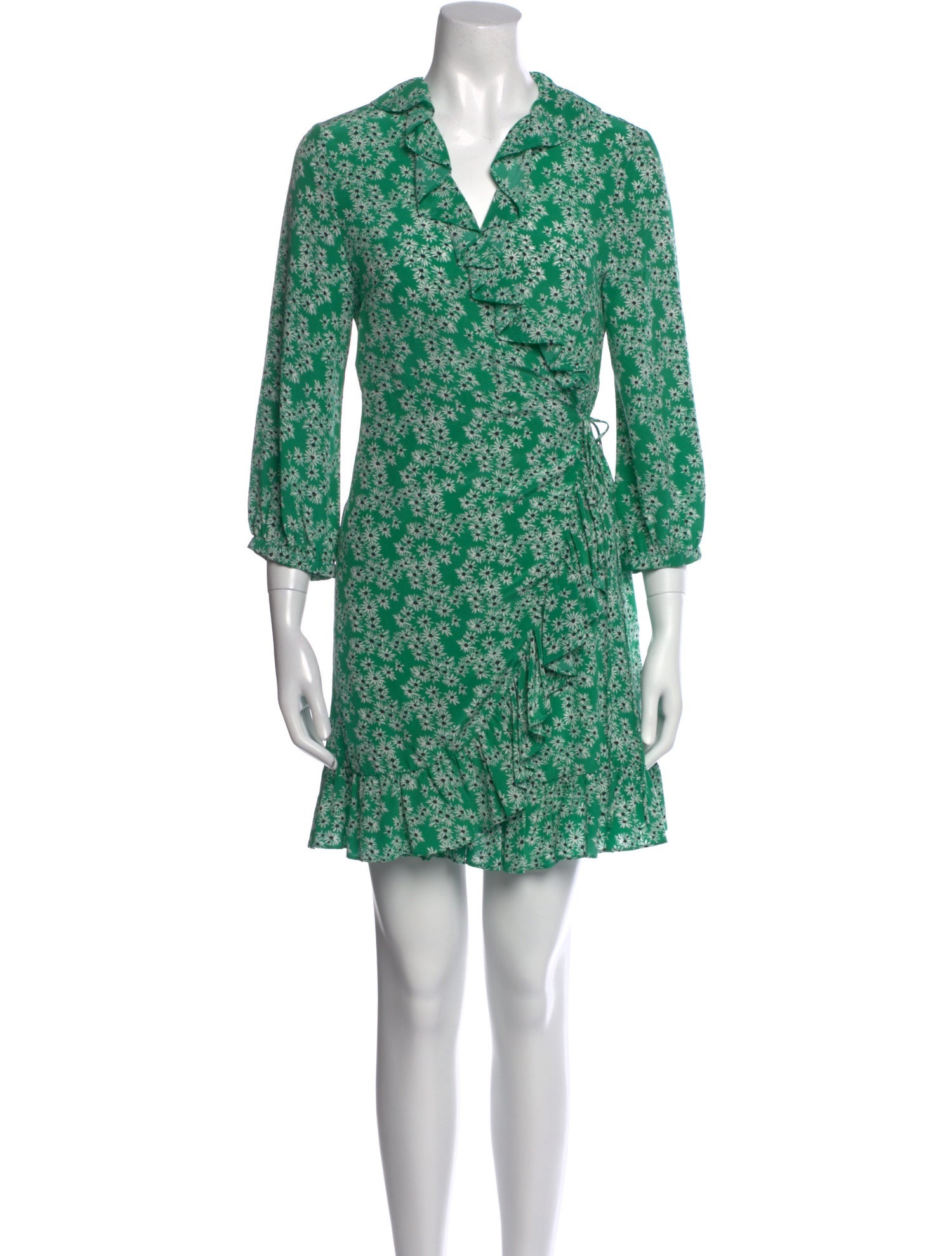 RIXO Silk Mini Dress