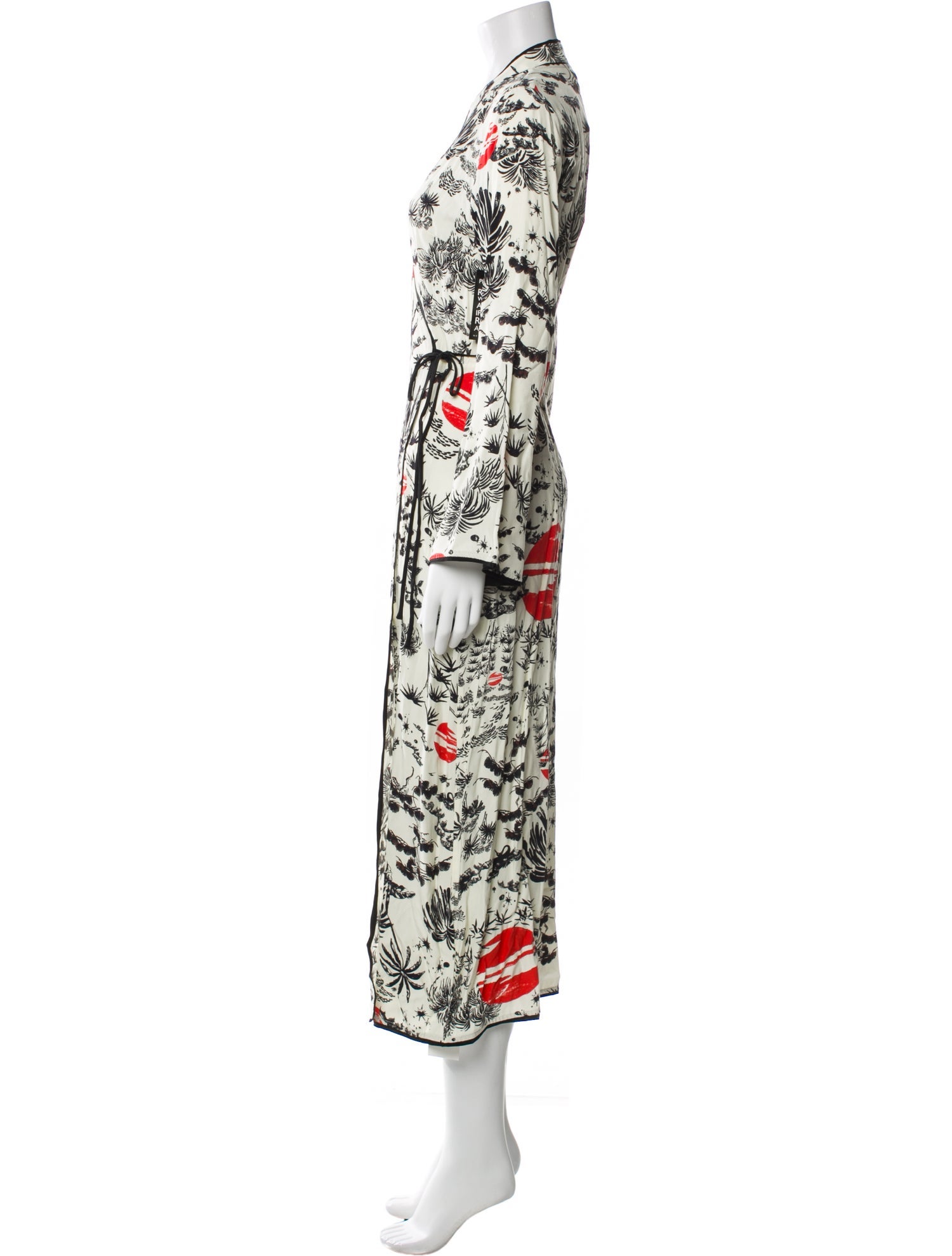 RIXO Floral Print Long Dress w/ Tags
