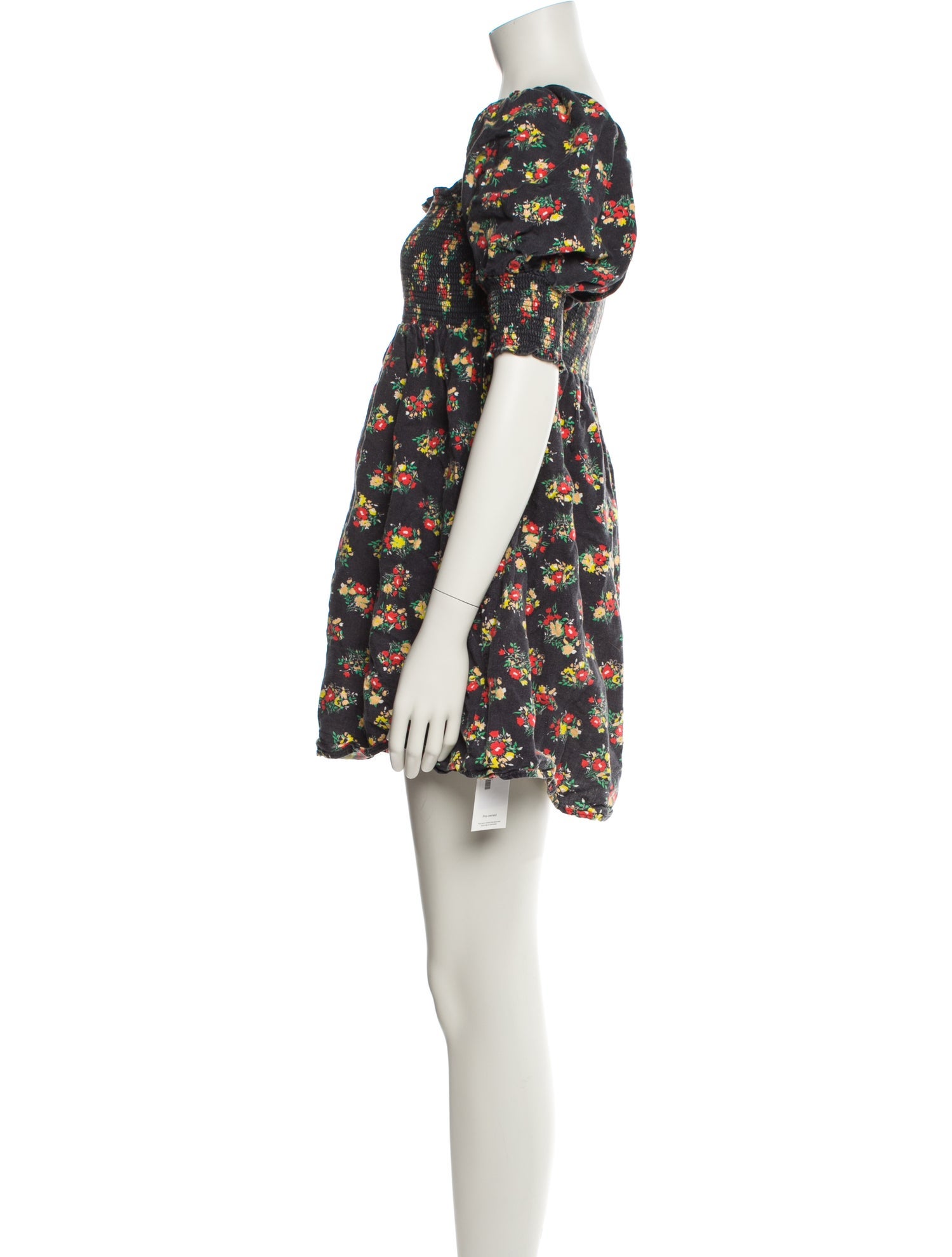 RIXO Linen Mini Dress