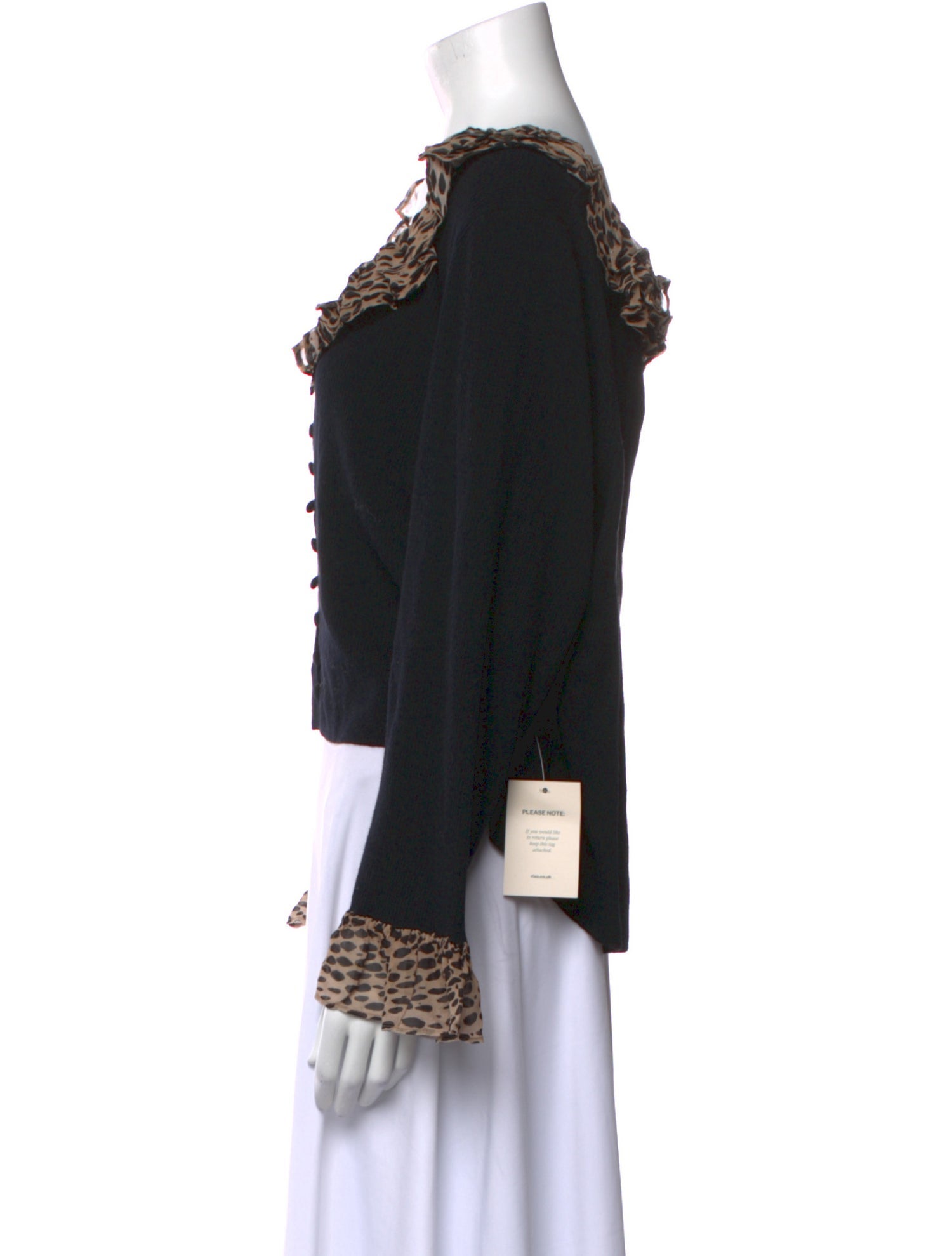 RIXO Wool Scoop Neck Crop Top