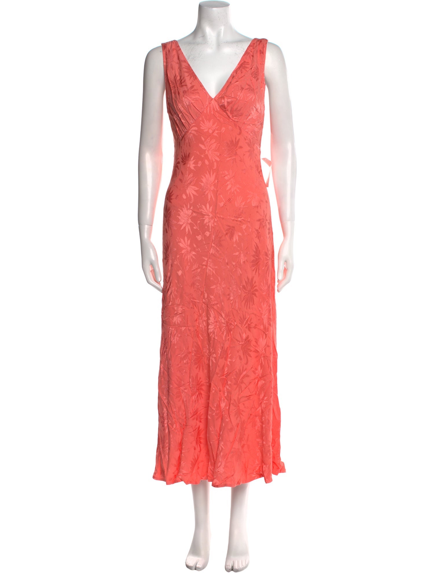 RIXO V-Neck Long Dress w/ Tags