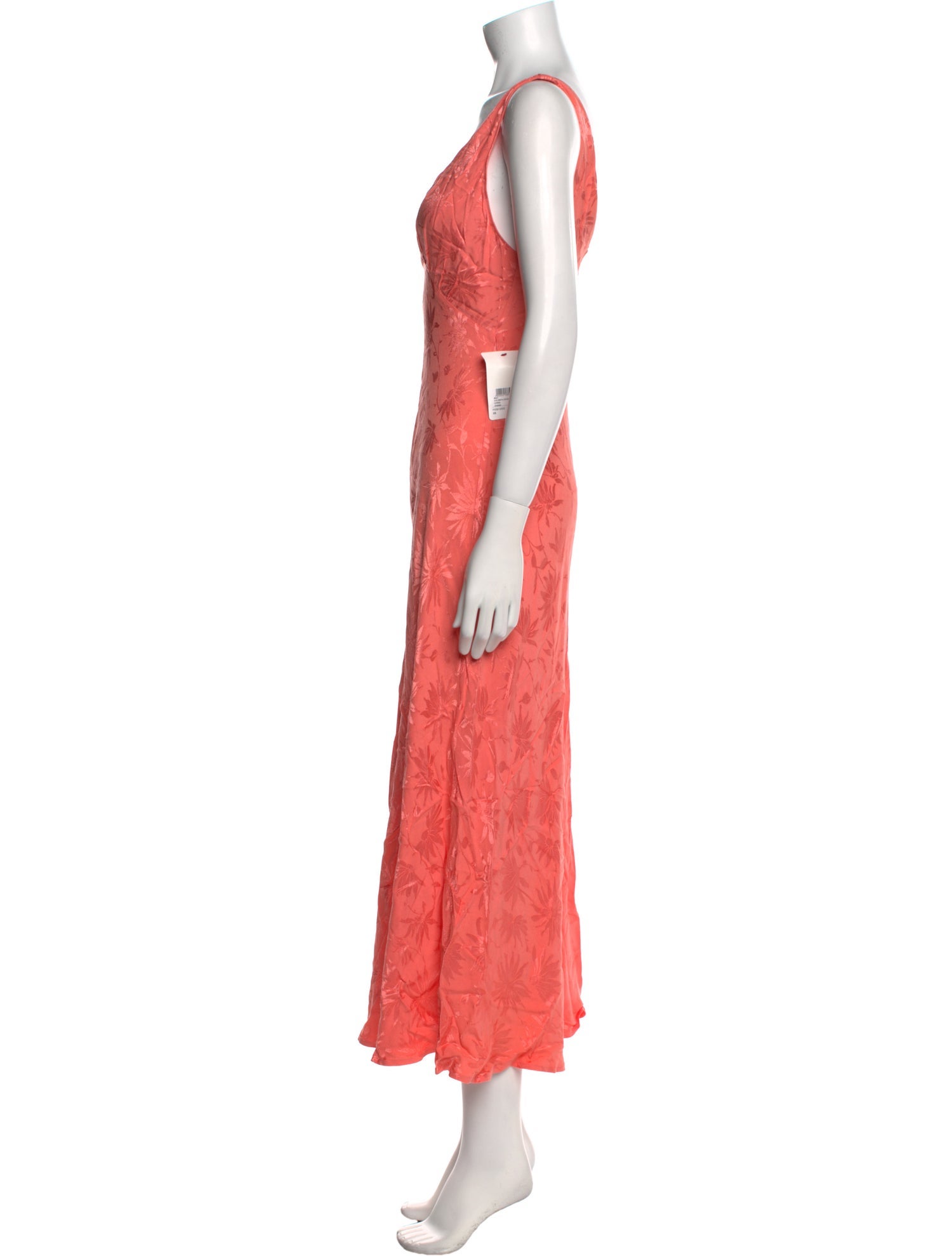 RIXO V-Neck Long Dress w/ Tags