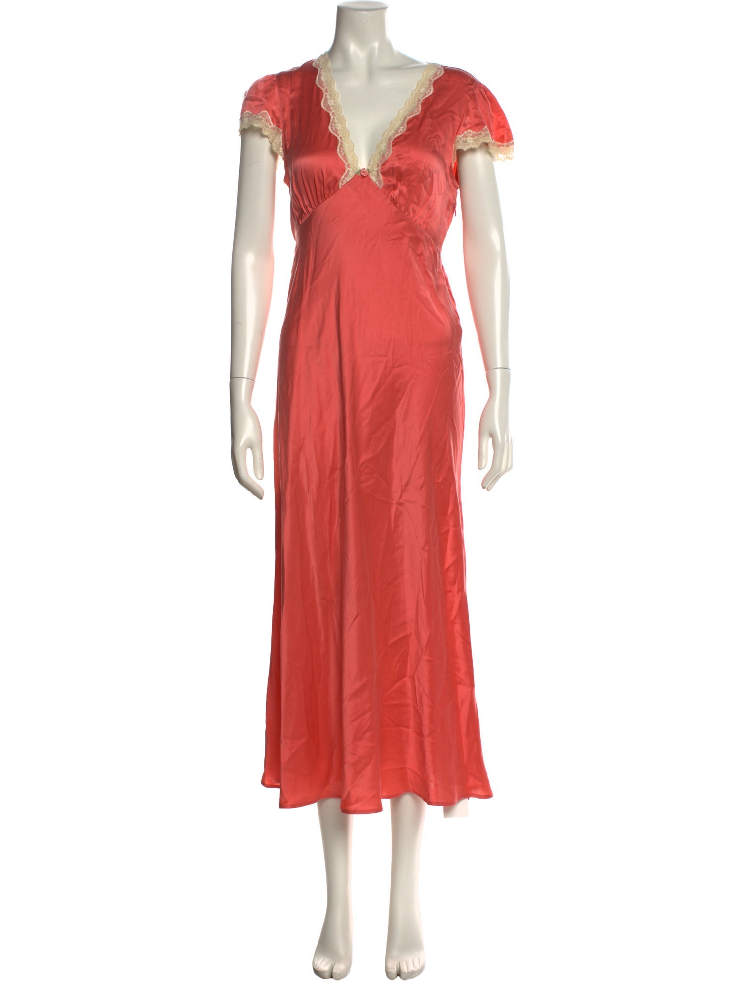 RIXO Silk Long Dress