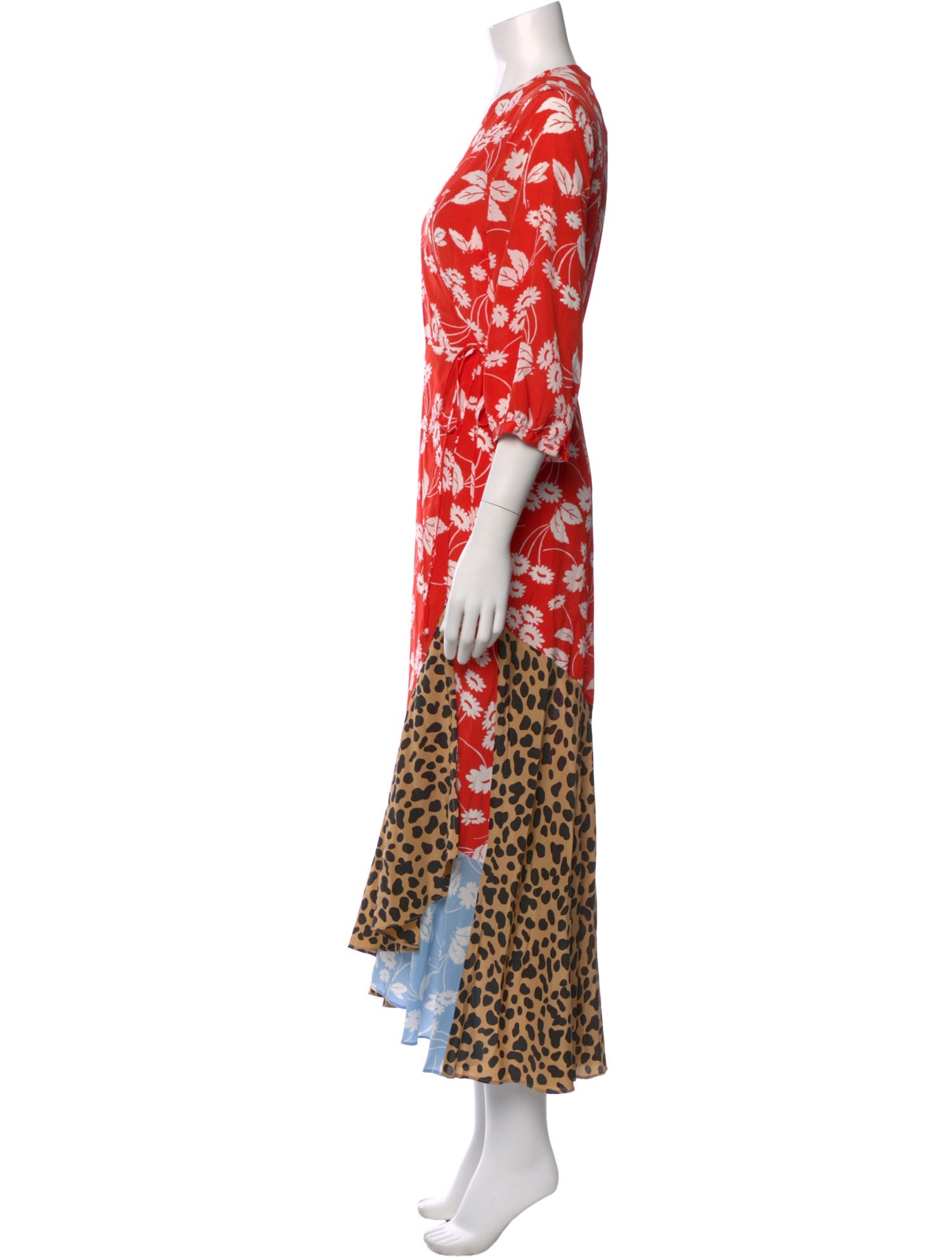 RIXO Silk Long Dress w/ Tags