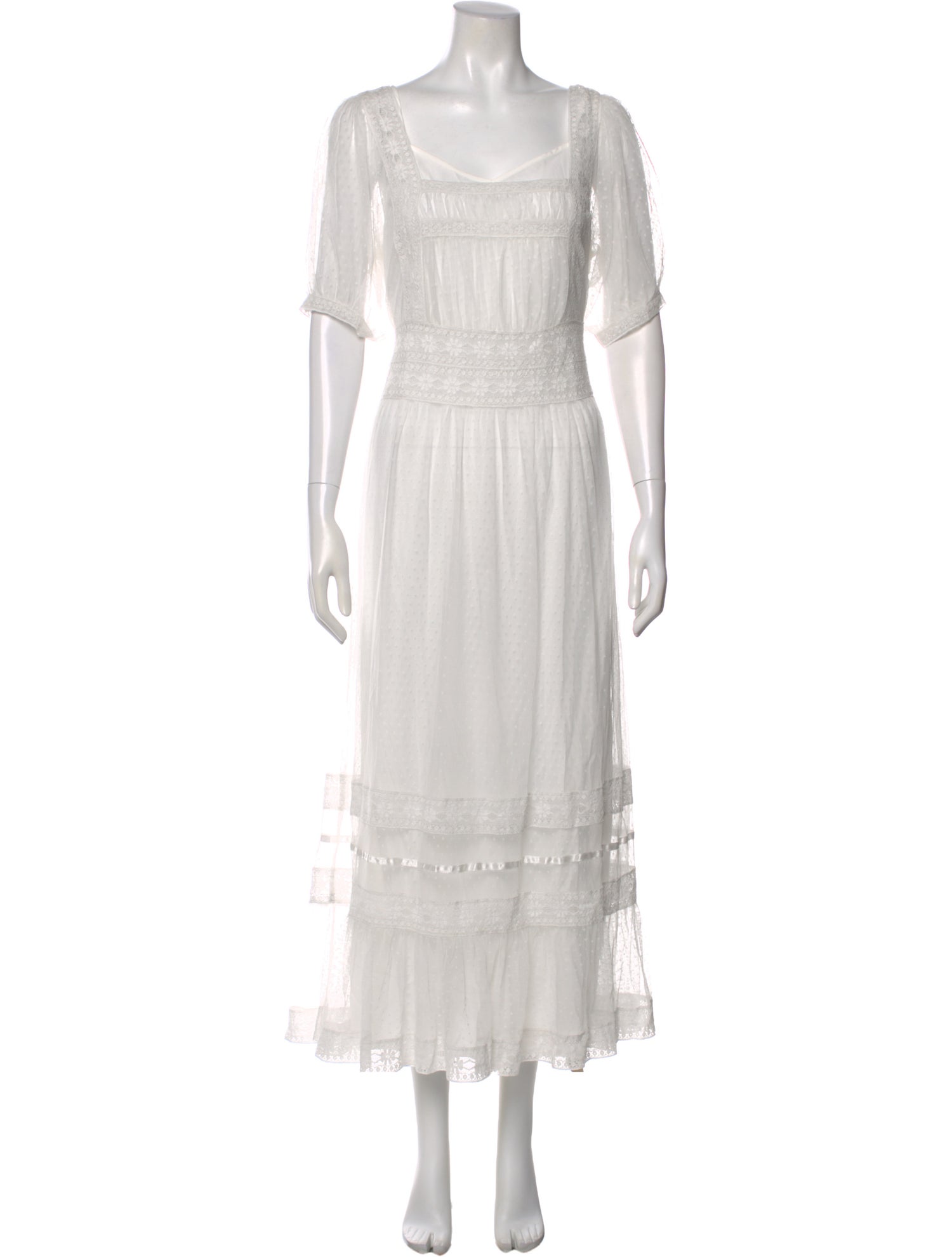 RIXO Nylon Long Dress w/ Tags