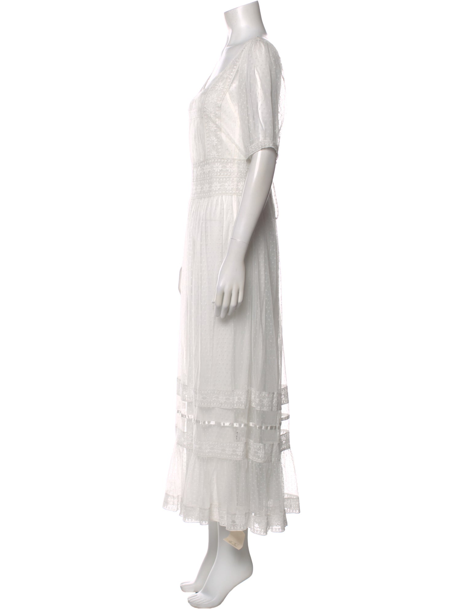 RIXO Nylon Long Dress w/ Tags