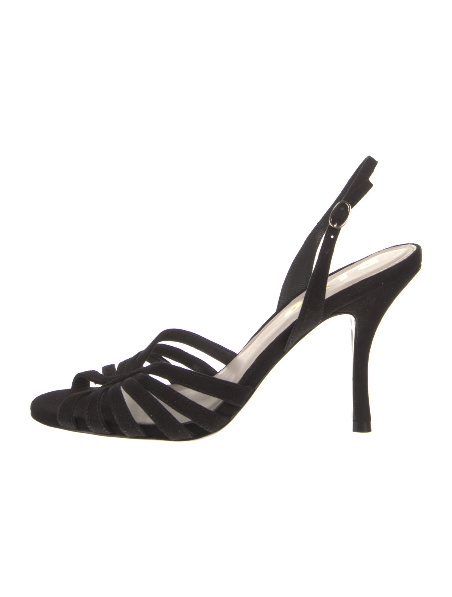 RIXO Suede Slingback Sandals