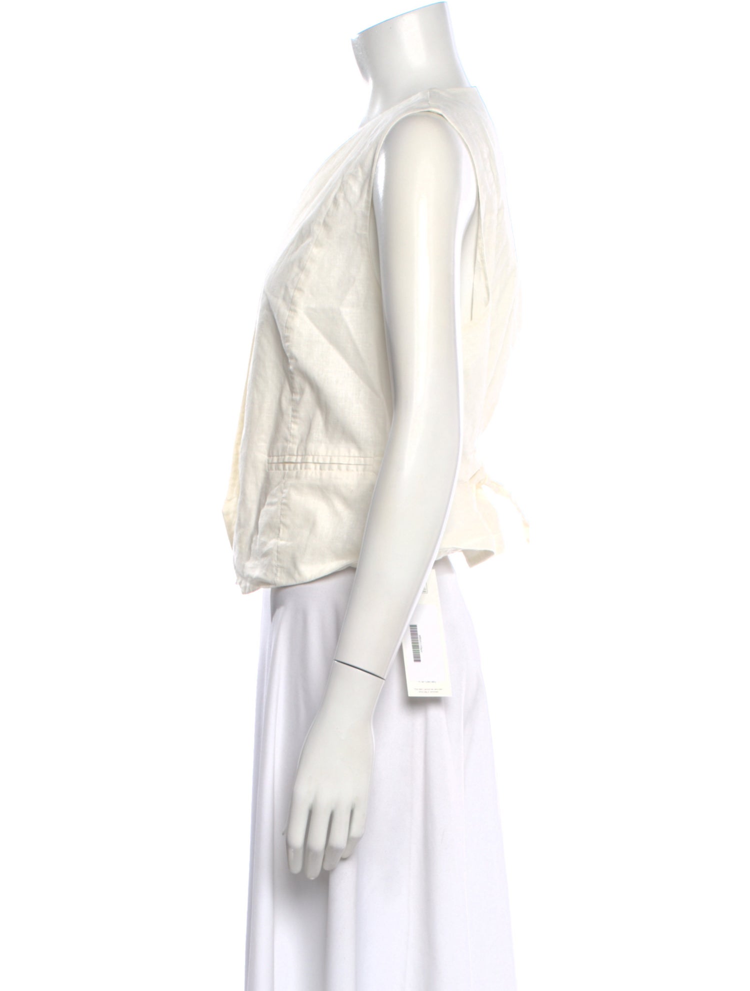 RIXO V-Neck Sleeveless Top