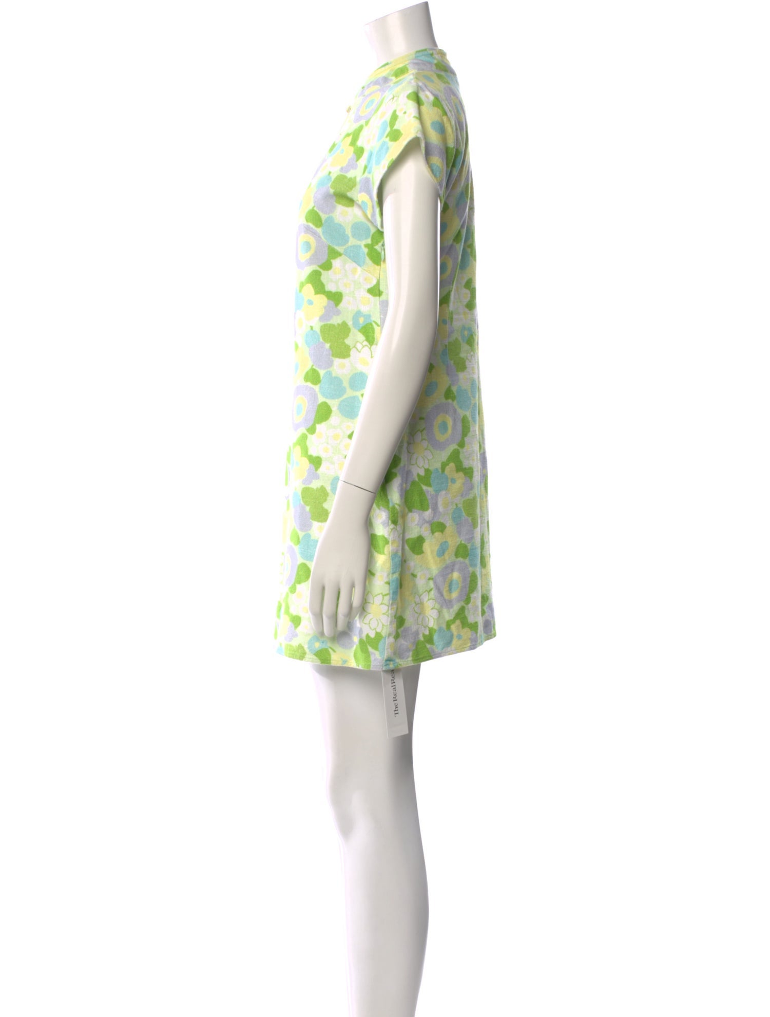 RIXO Floral Print Mini Dress