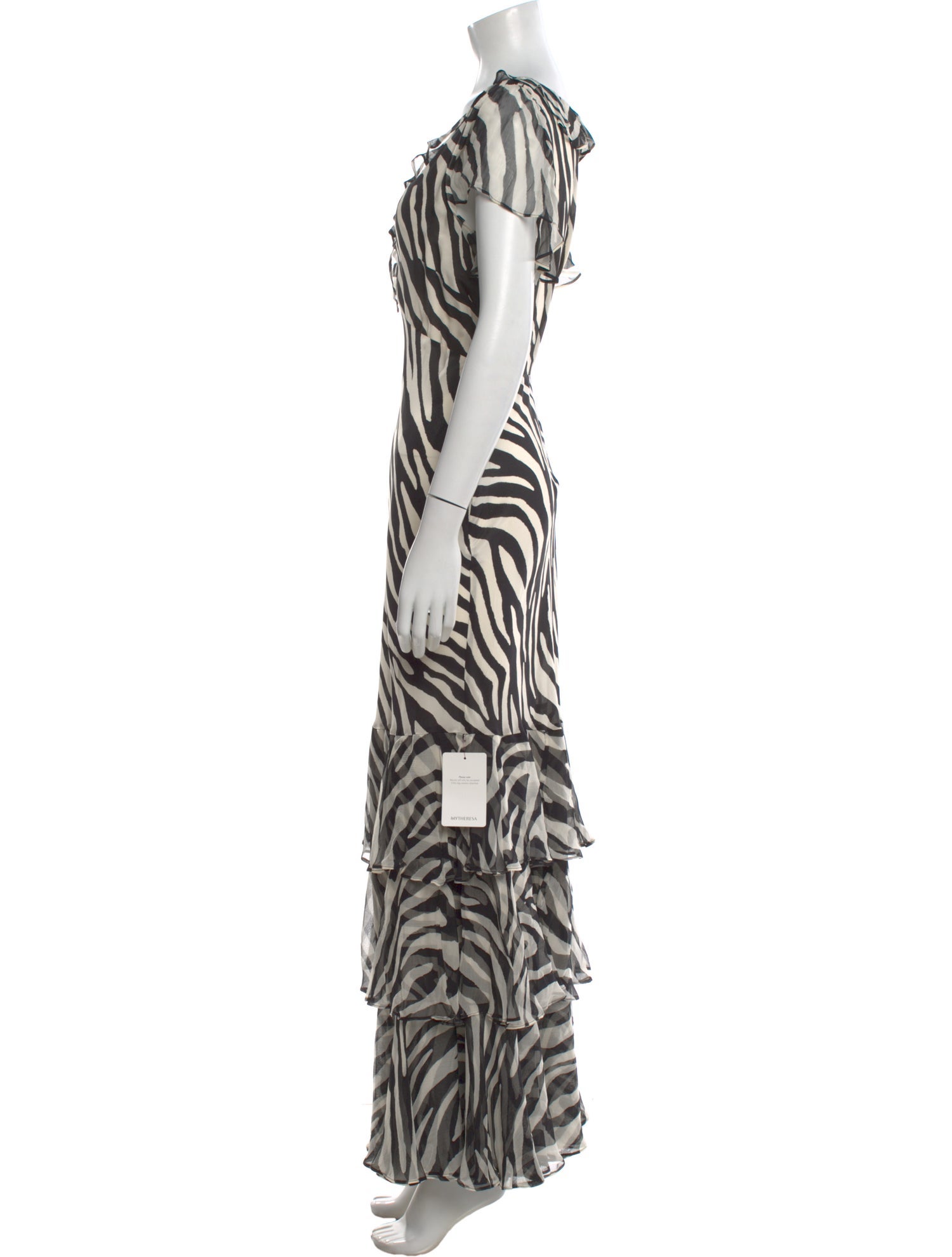 RIXO Silk Long Dress w/ Tags