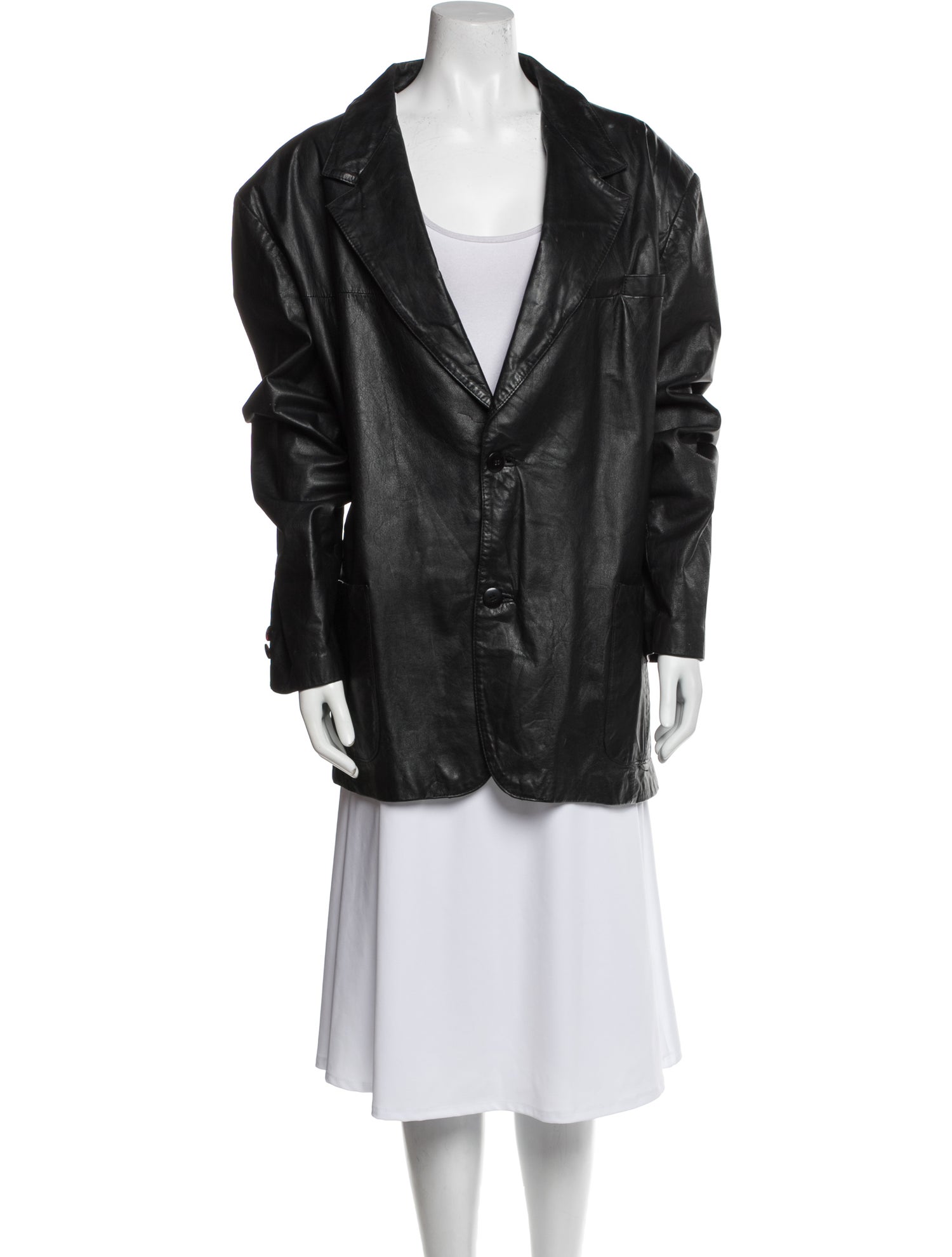 Reed Sportswear Leather Blazer