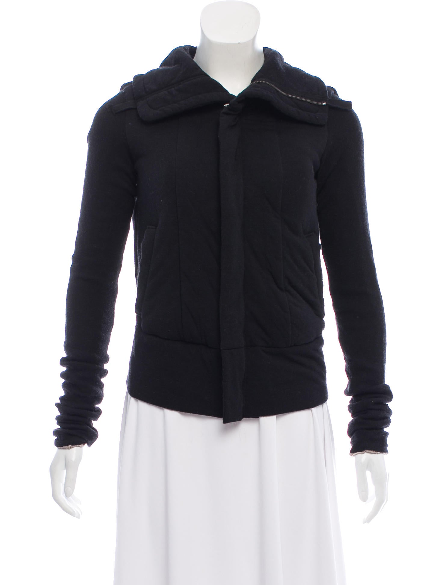 【関税込み】Rick Owens Lilies ジャケット Rick Owens Lilies Padded Zip-Up Jacket - Black Casual