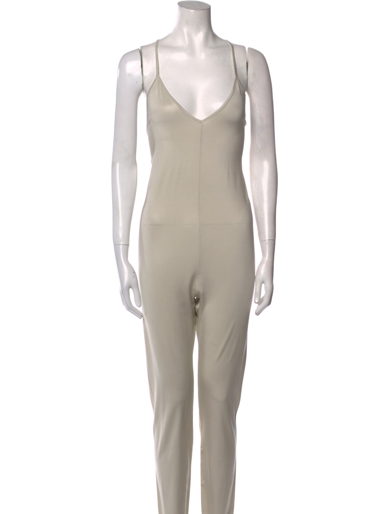 Rick Owens Lilies Plunge Neckline Jumpsuit
