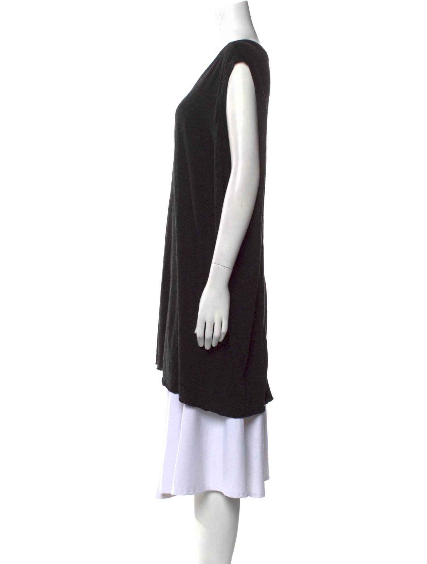Rick Owens Lilies V-Neck Short Sleeve Tunic