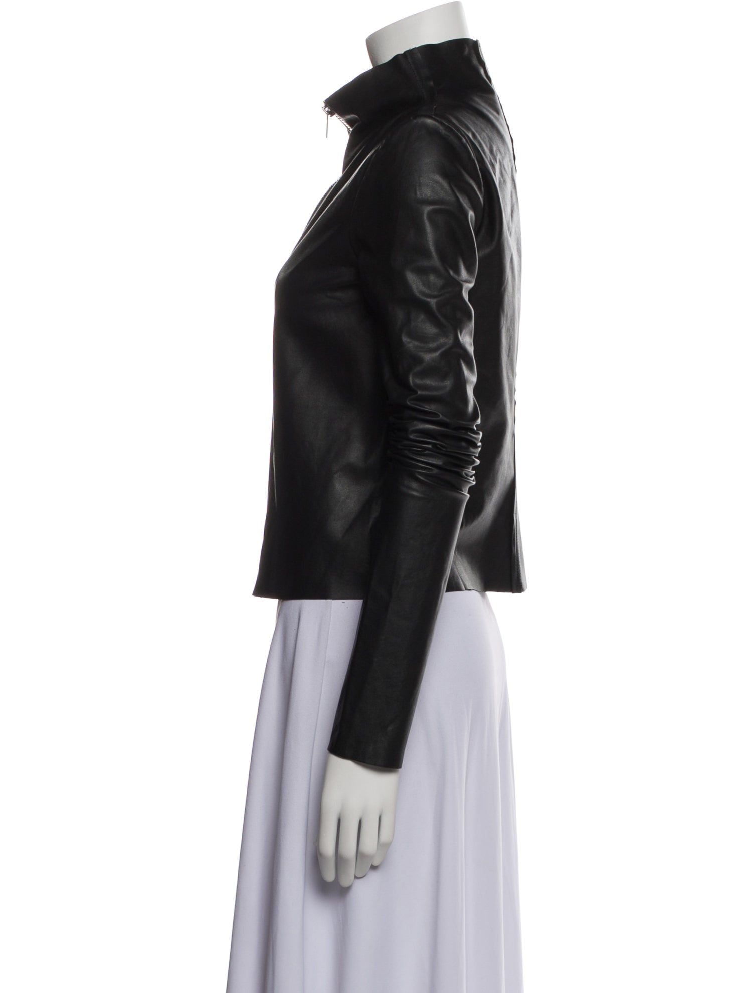 Rick Owens Lilies Leather Biker Jacket