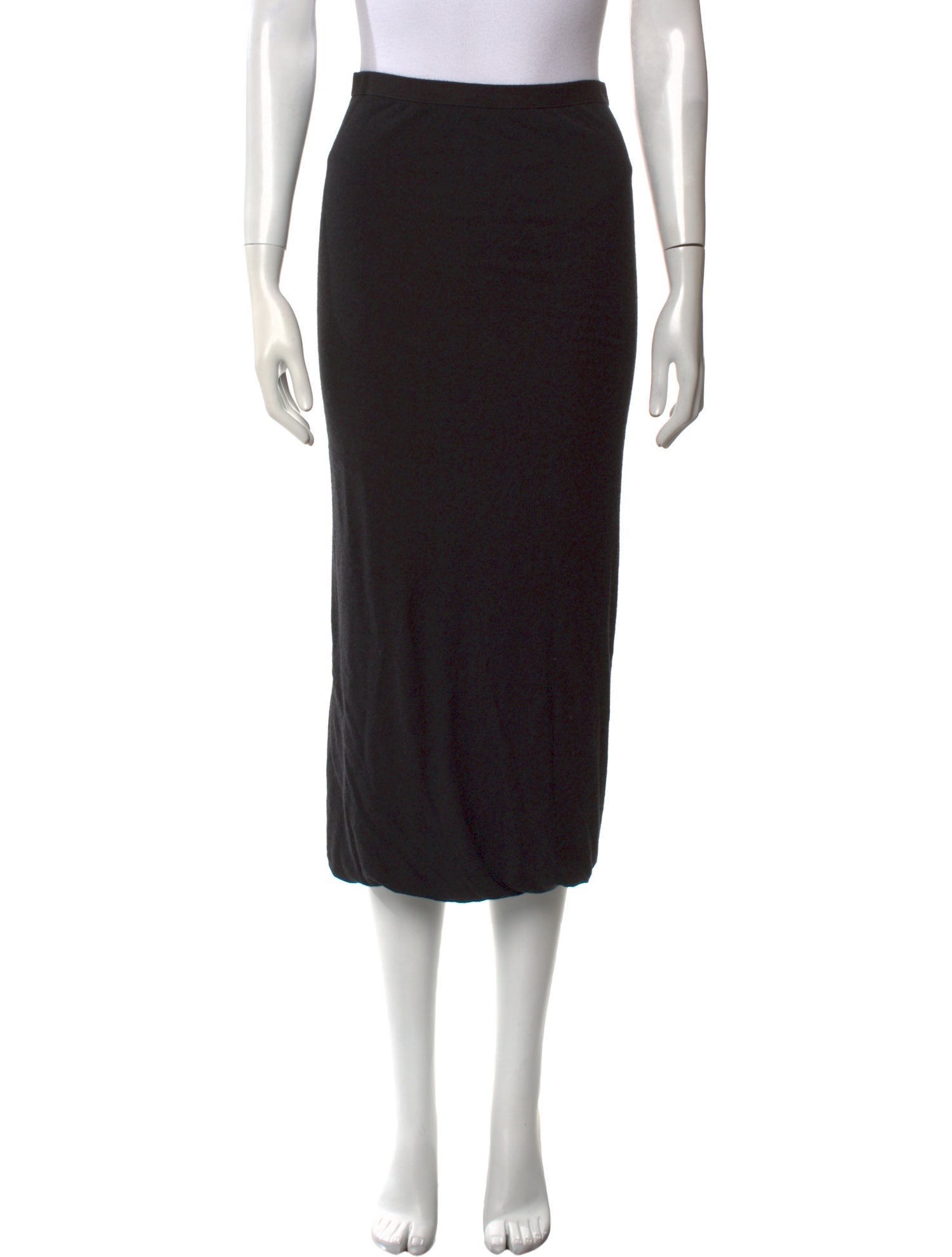 Rick Owens Lilies Nylon Midi Length Skirt