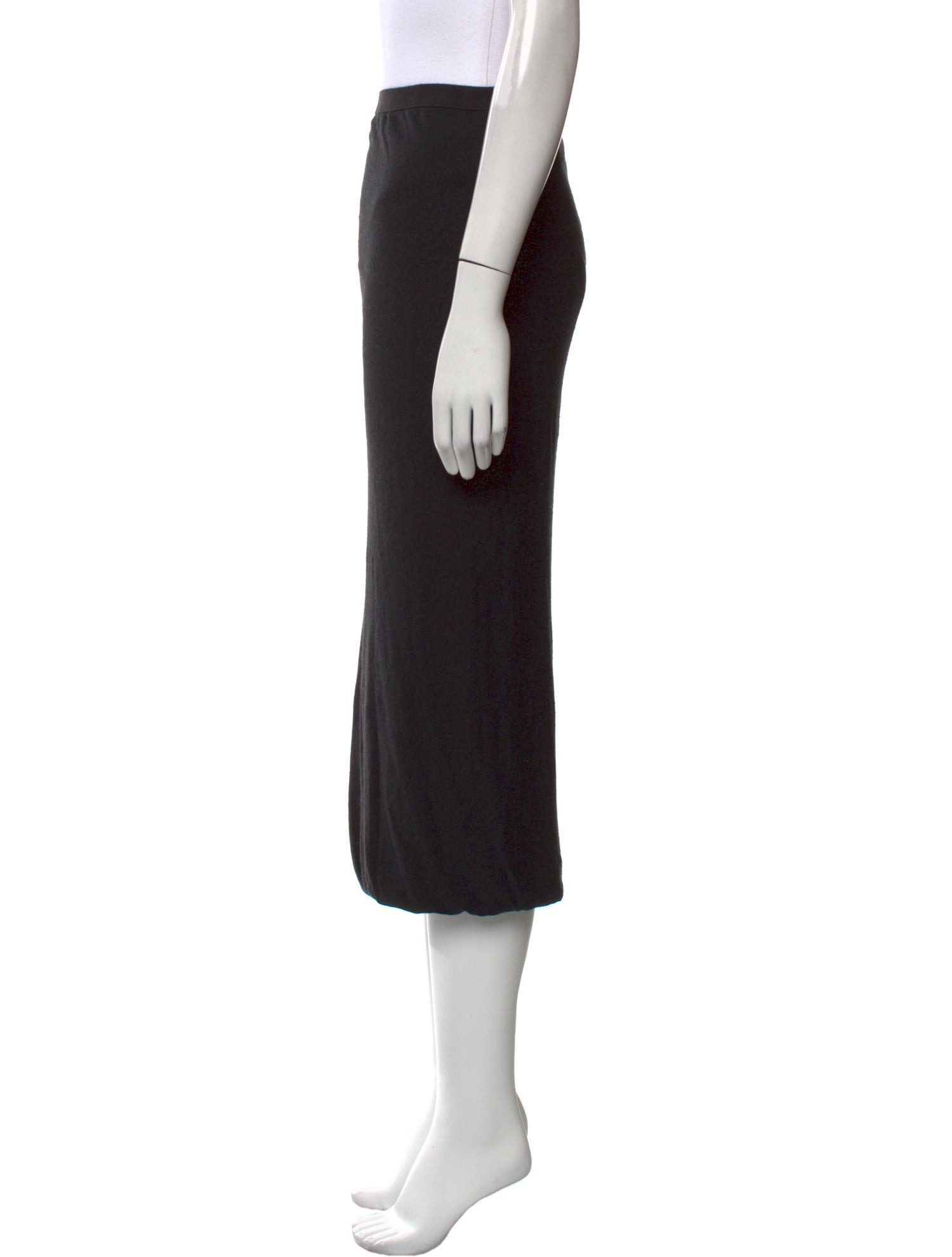 Rick Owens Lilies Nylon Midi Length Skirt
