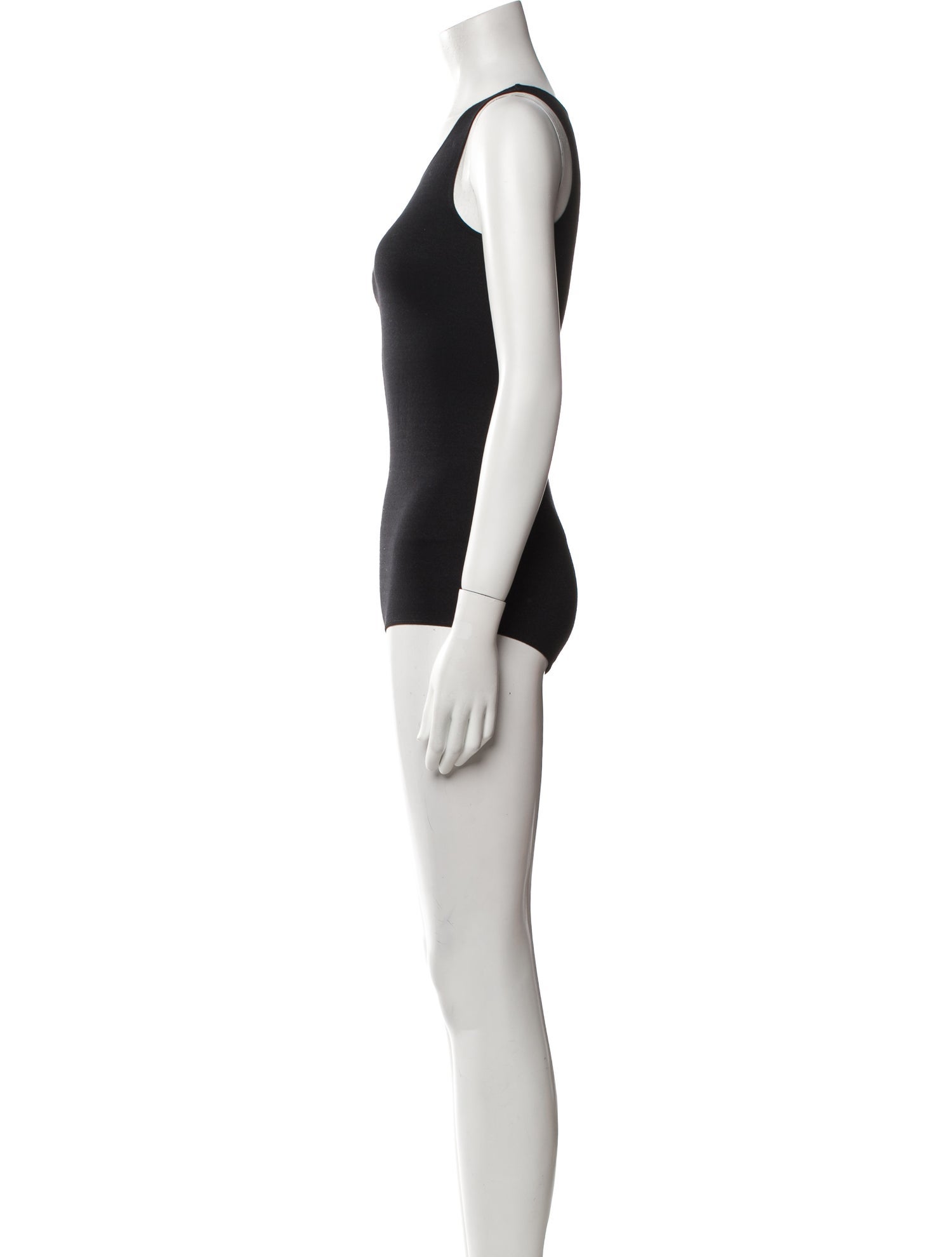 Rick Owens Lilies Scoop Neck Sleeveless Bodysuit