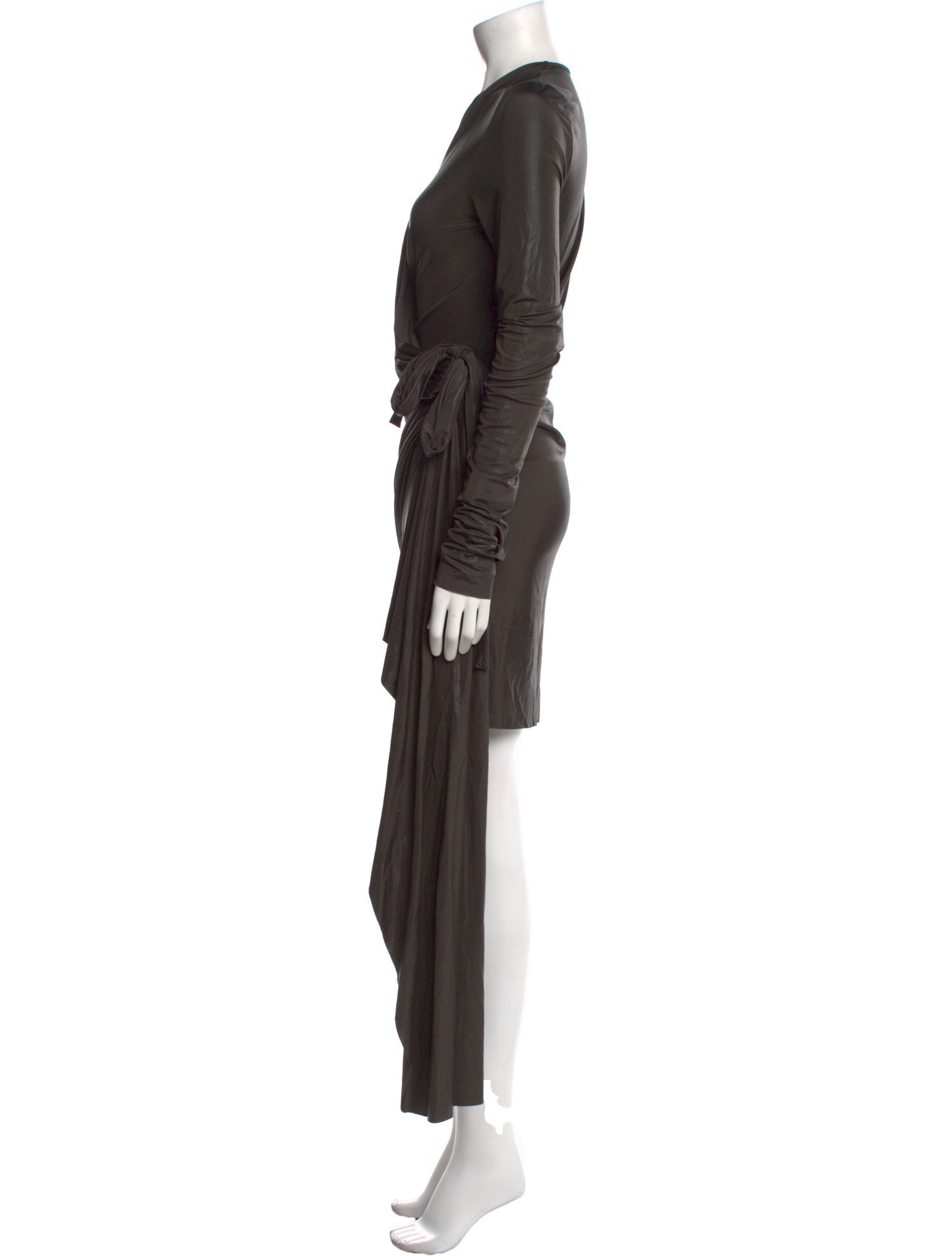 Rick Owens Lilies V-Neck Long Dress