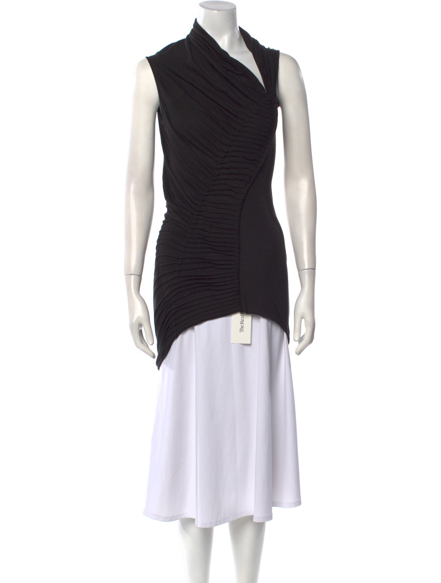 Rick Owens Lilies Asymmetrical Sleeveless Top