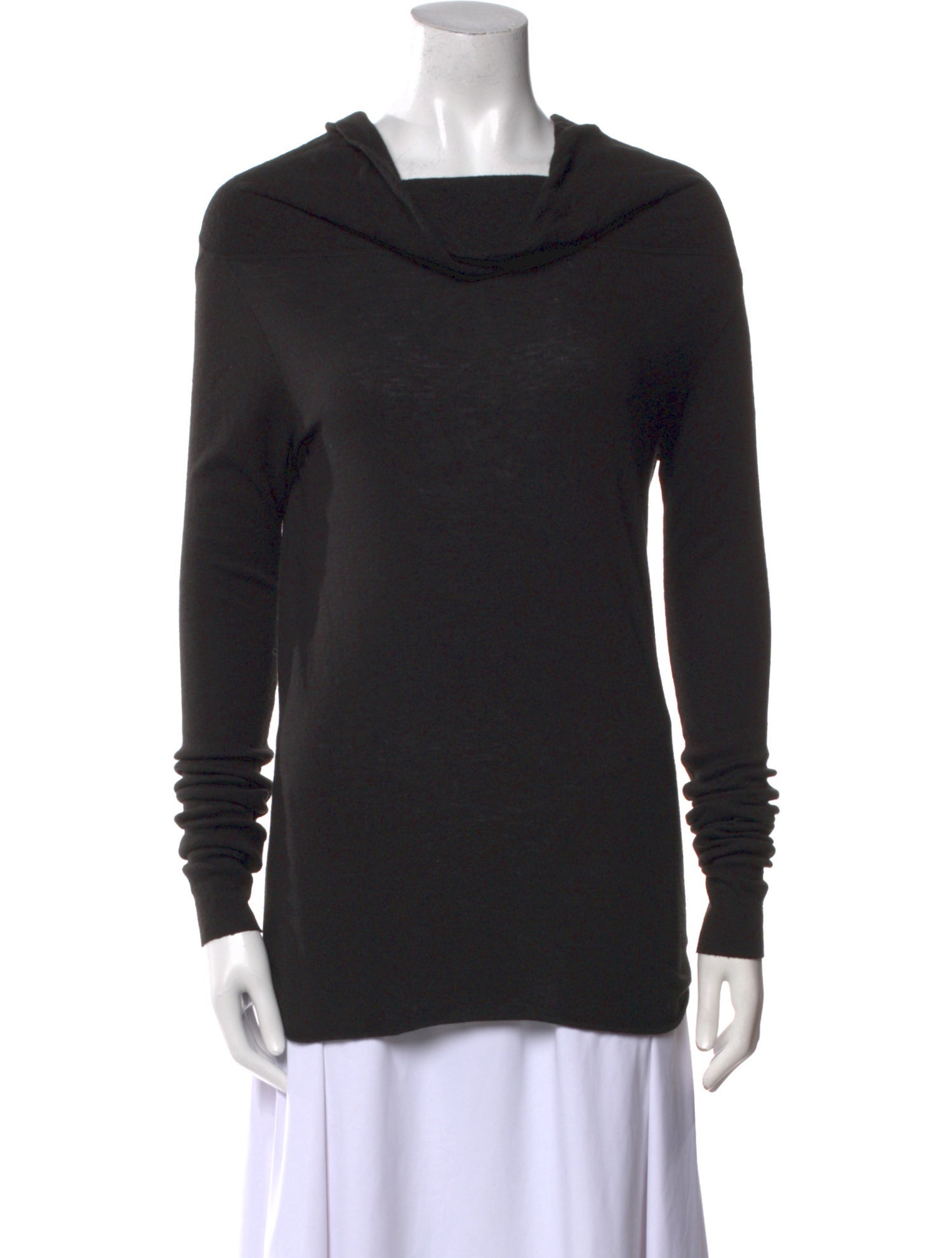 Rick Owens Lilies Cowl Neck Sweater