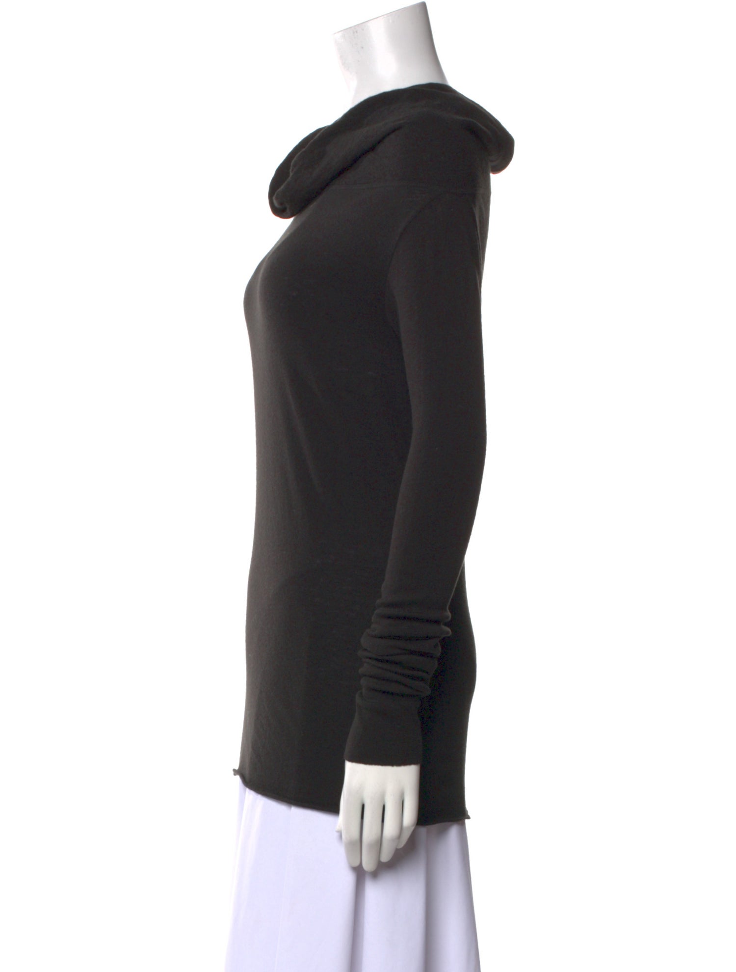 Rick Owens Lilies Cowl Neck Sweater