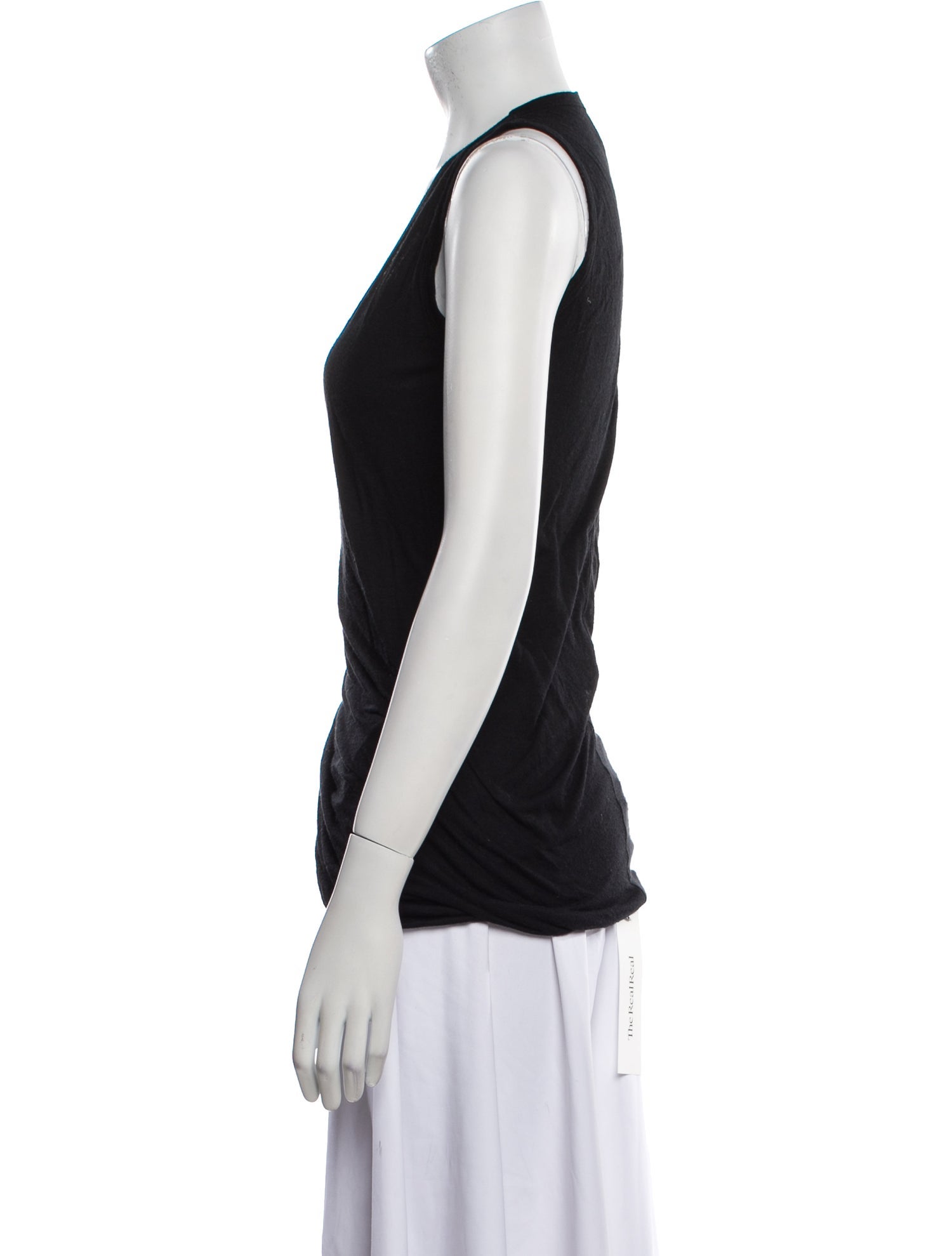 Rick Owens Lilies V-Neck Sleeveless Top
