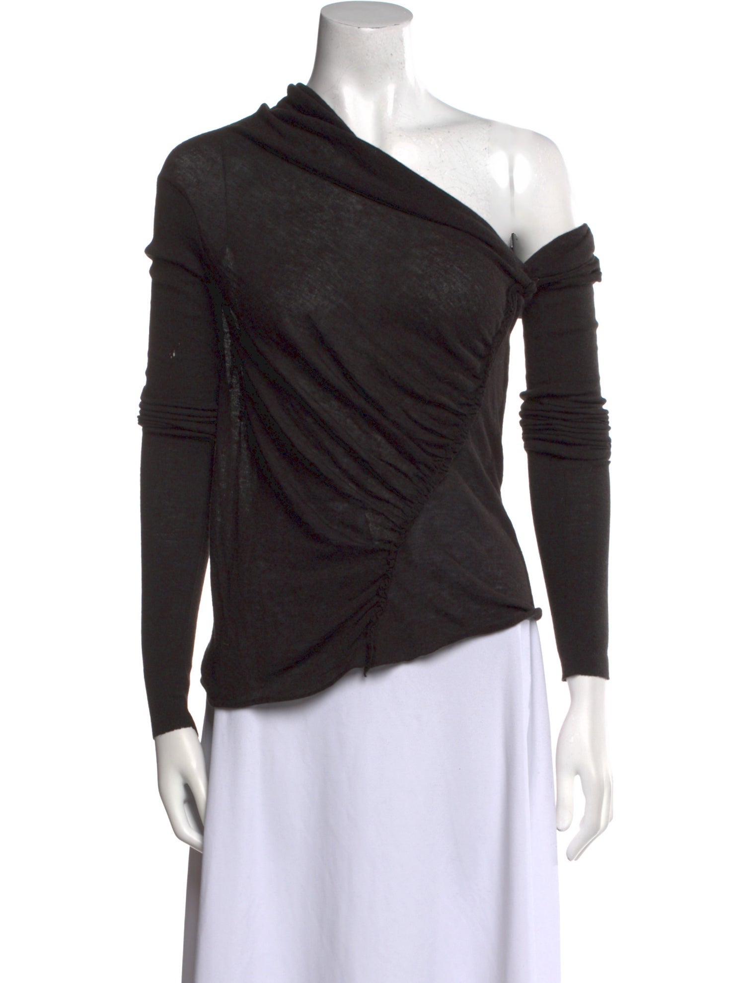 Rick Owens Lilies Cowl Neck Sweater