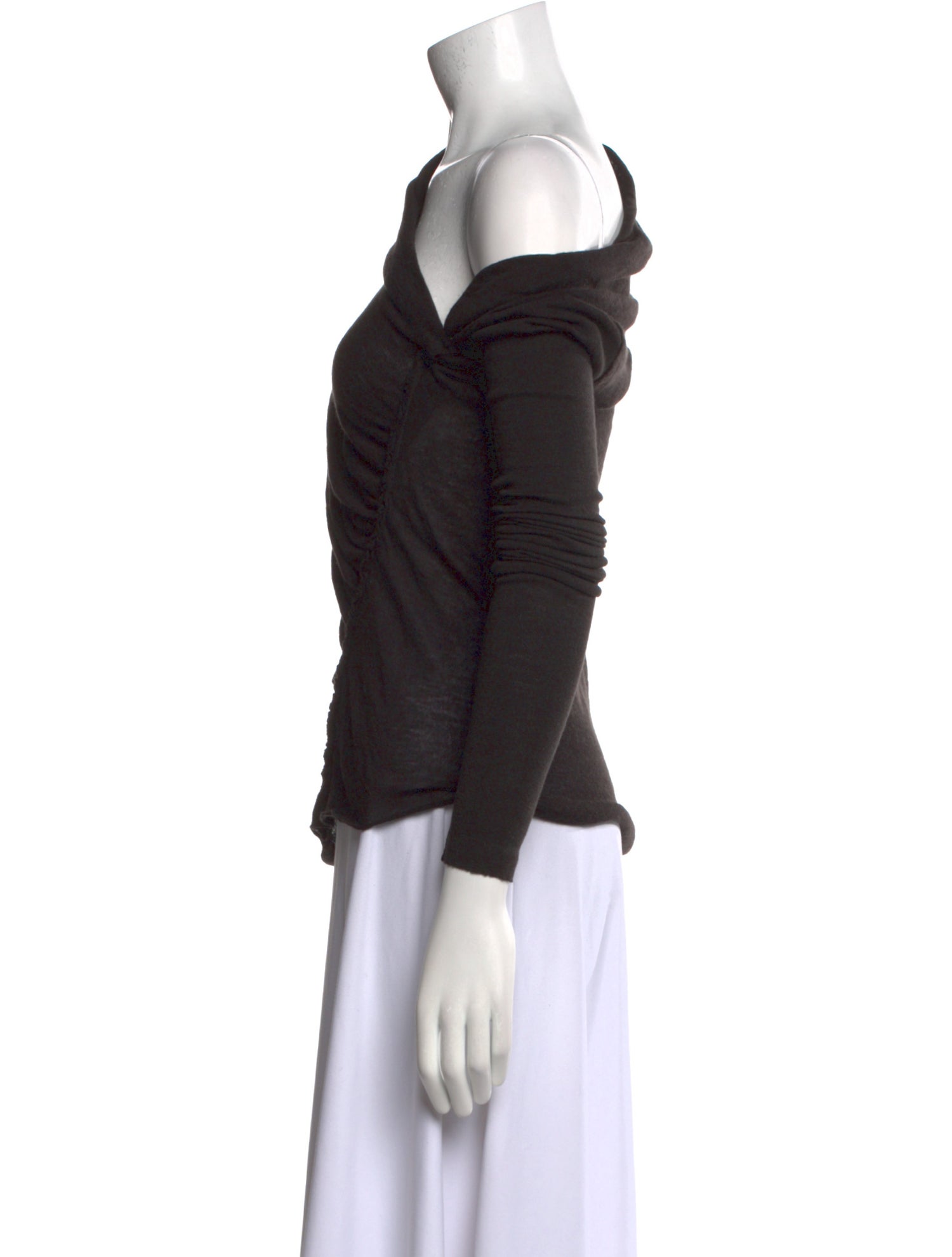 Rick Owens Lilies Cowl Neck Sweater