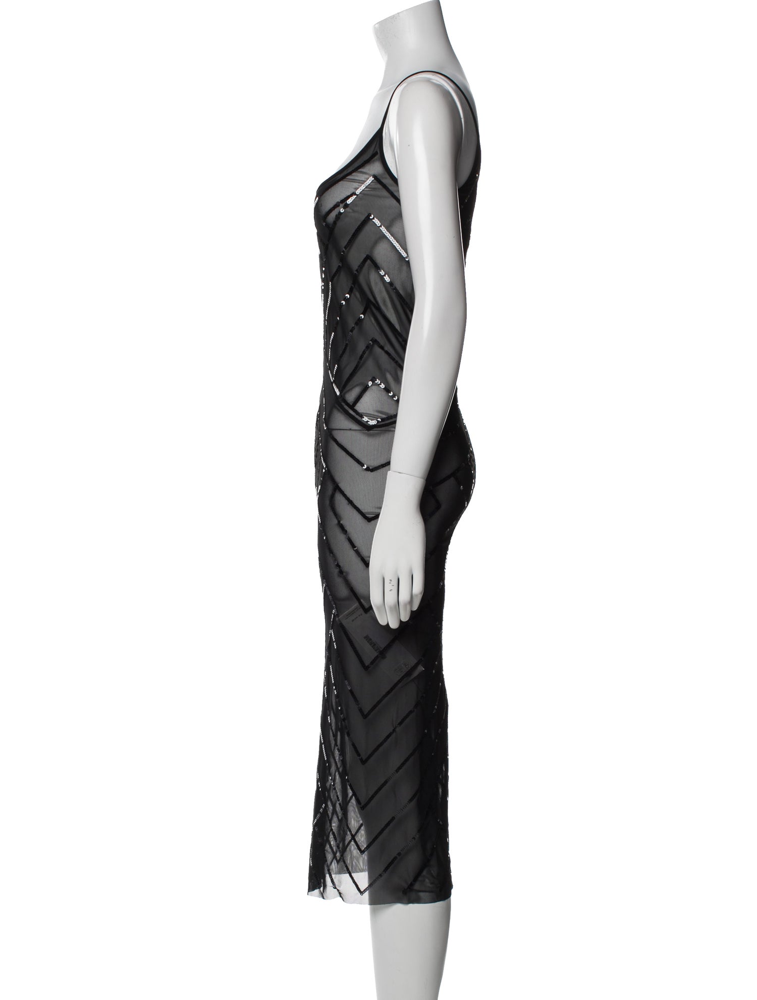 Rick Owens Lilies Printed Midi Length Dress w/ Tags