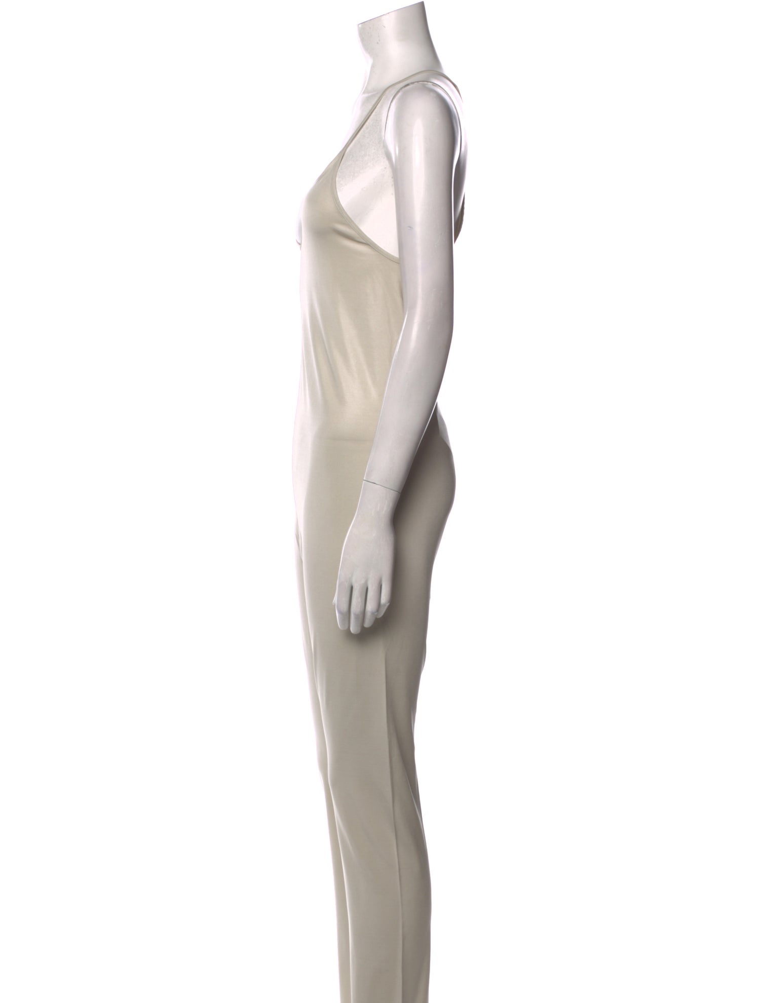 Rick Owens Lilies Plunge Neckline Jumpsuit