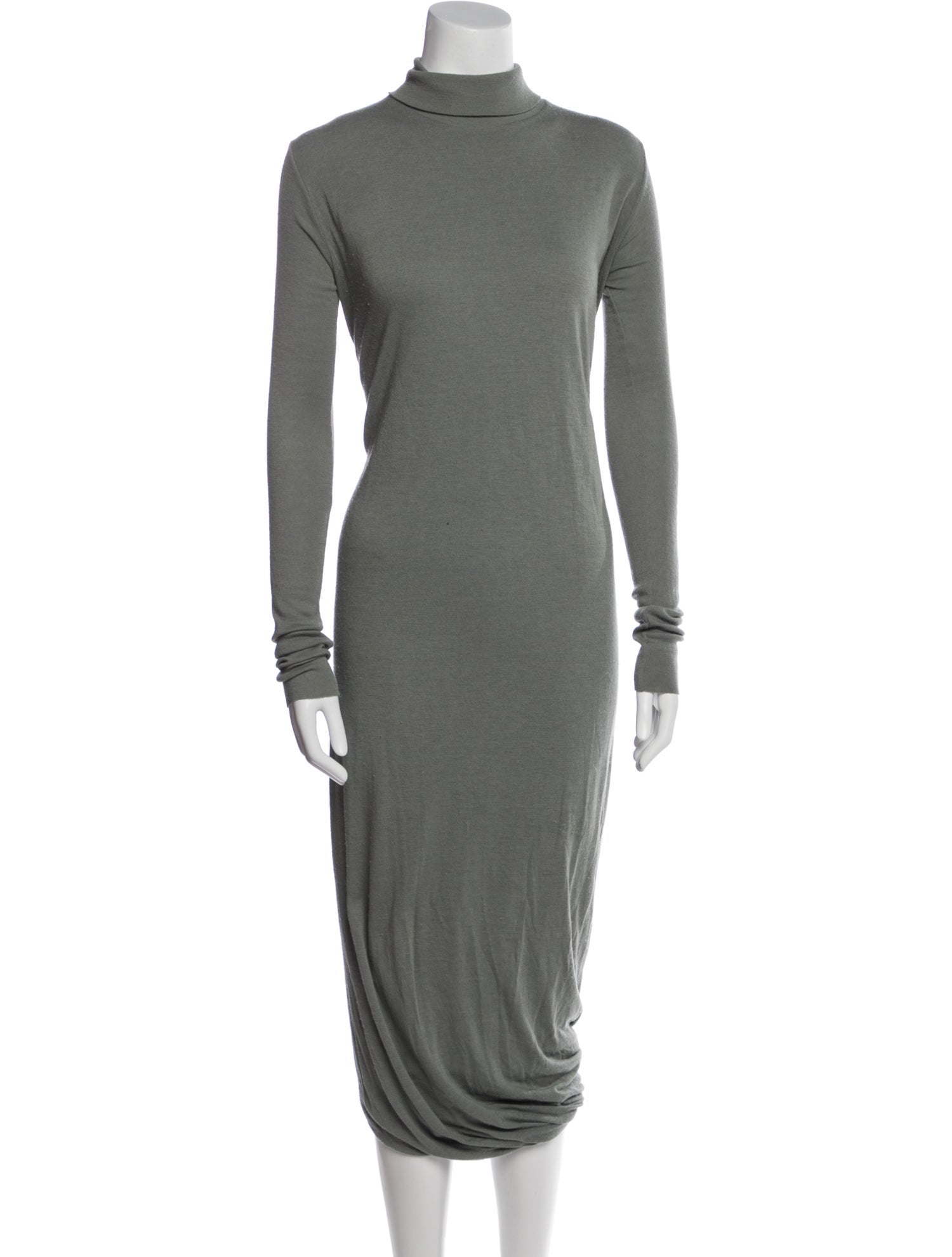 Rick Owens Lilies Turtleneck Long Dress
